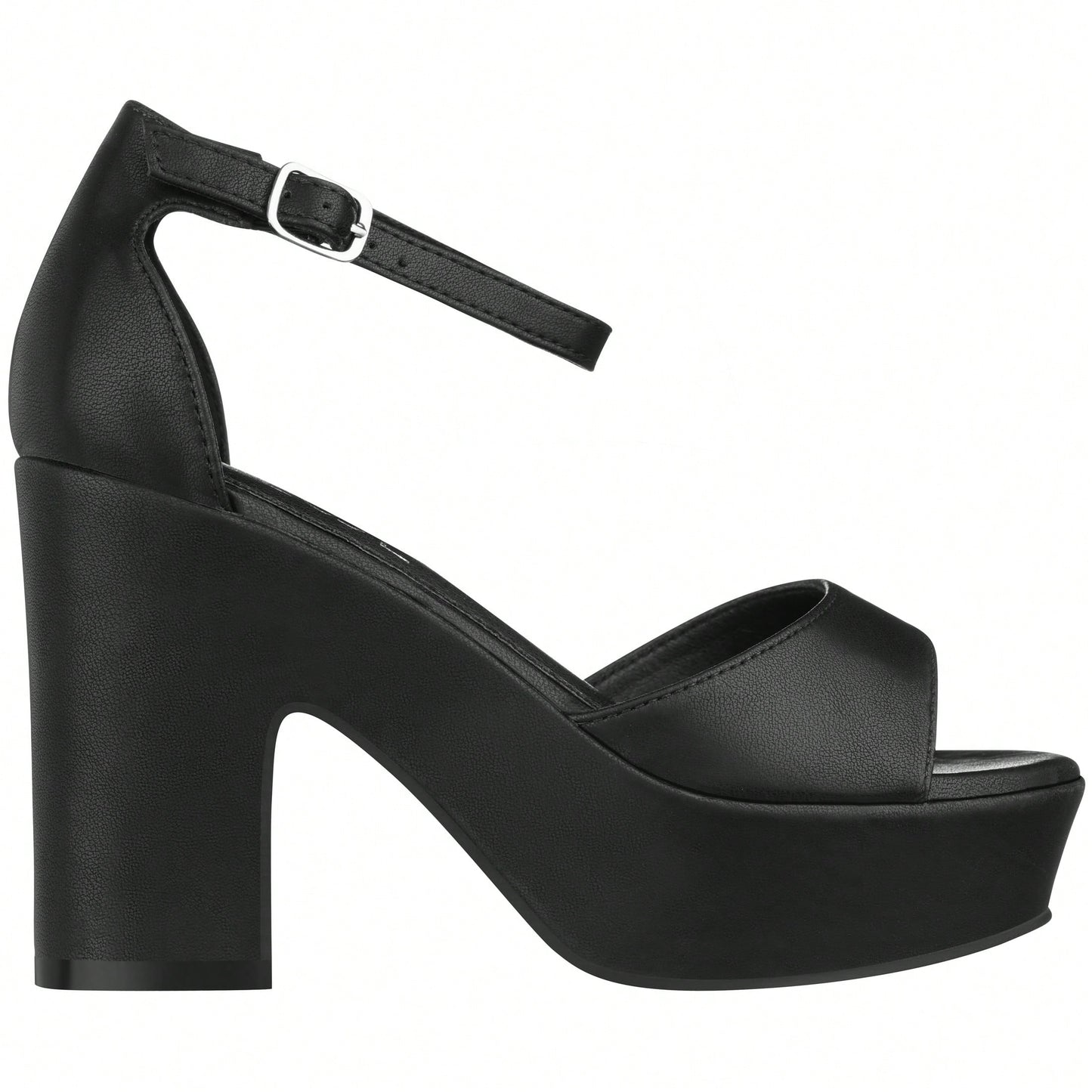 Women Platform Chunky Heeled Sandals Ankle Strap Sexy Open Toe Heels Chunky Block Platform Wedge Sandals Suede