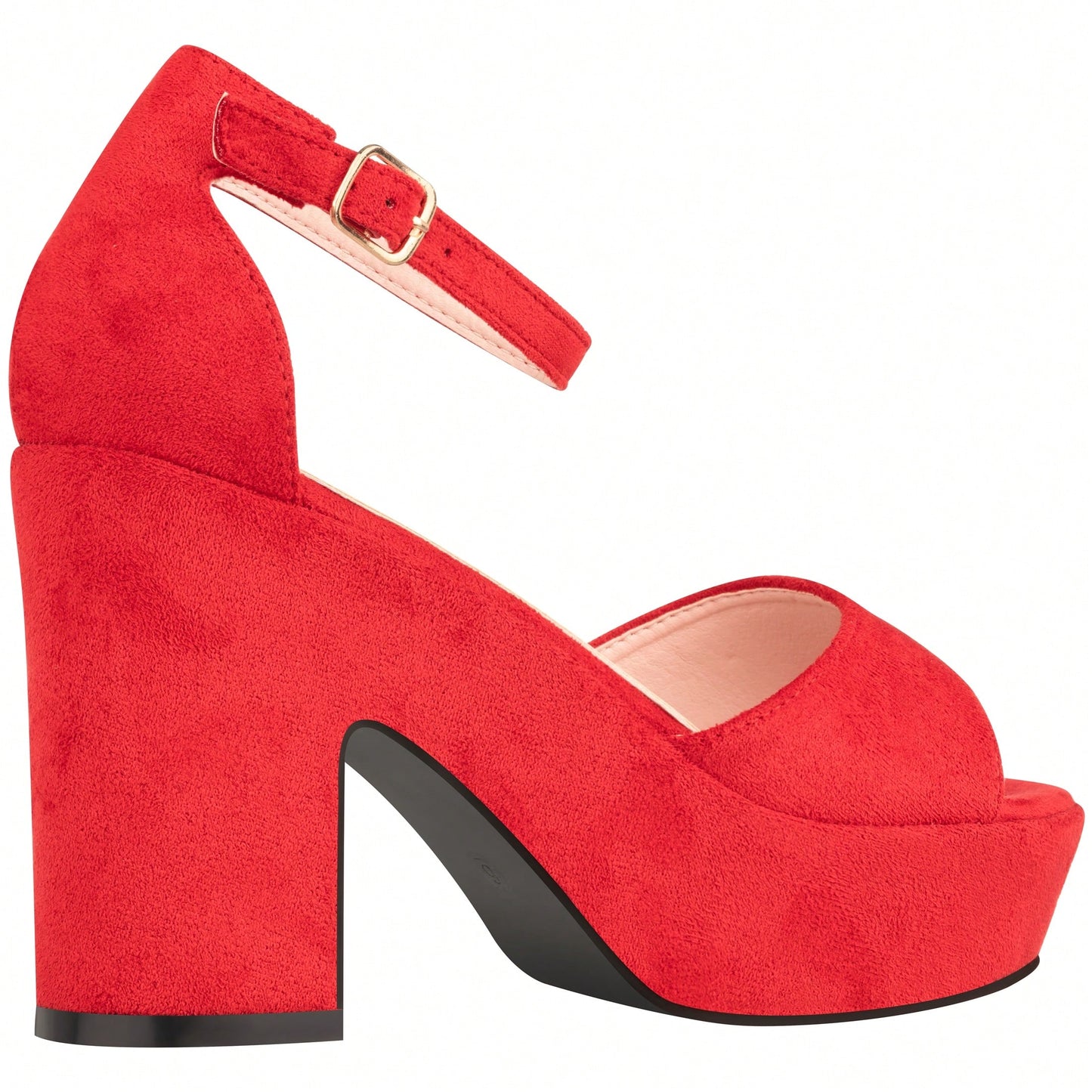 Women Platform Chunky Heeled Sandals Ankle Strap Sexy Open Toe Heels Chunky Block Platform Wedge Sandals