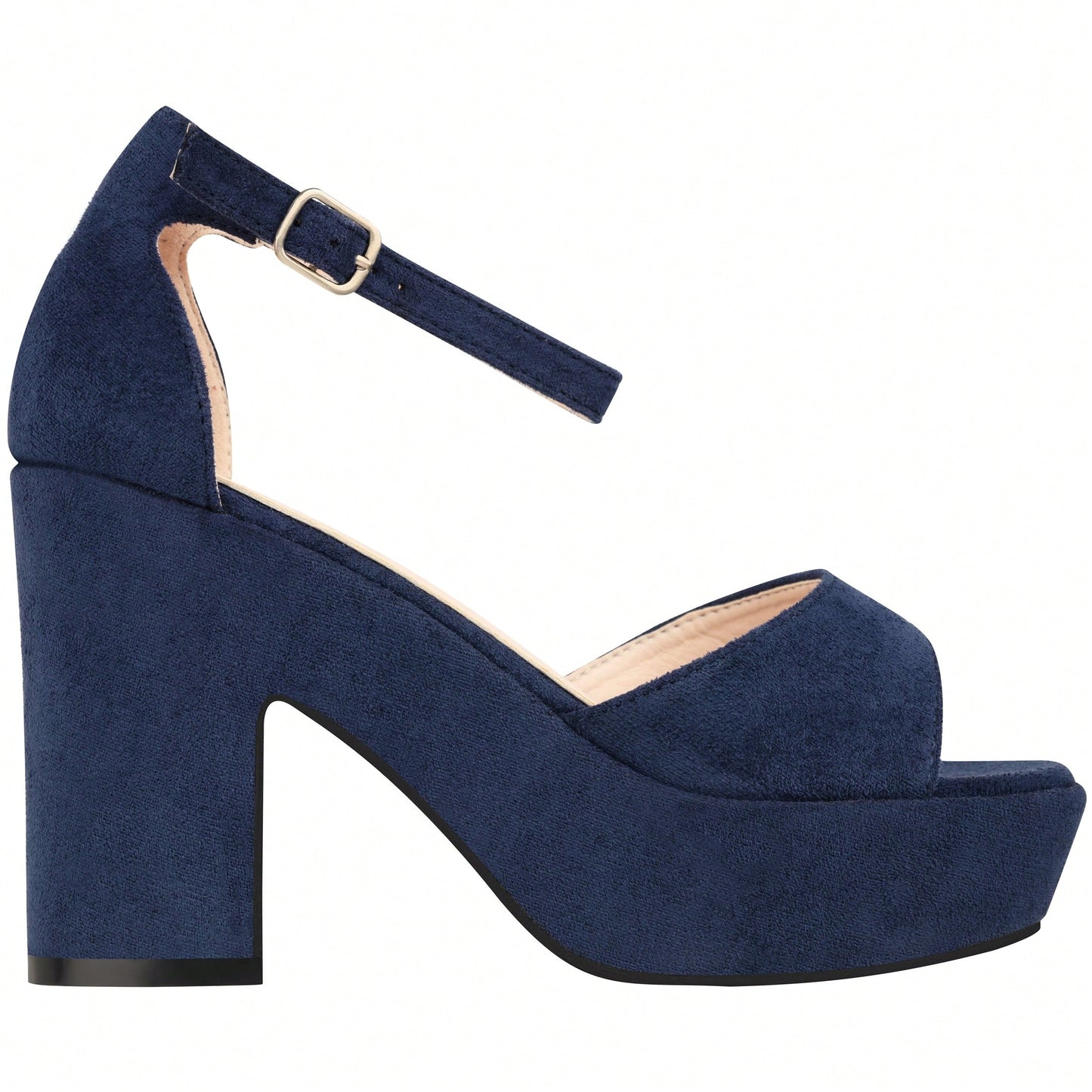 Women Platform Chunky Heeled Sandals Ankle Strap Sexy Open Toe Heels Chunky Block Platform Wedge Sandals