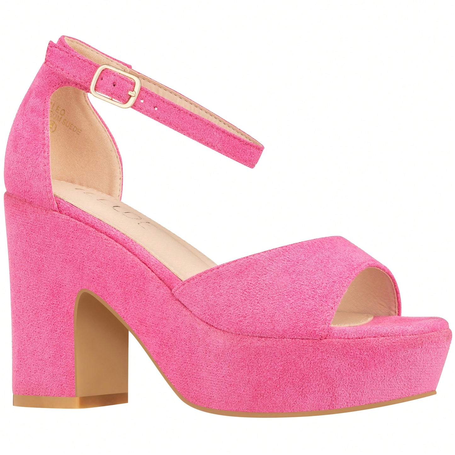 Women Platform Chunky Heeled Sandals Ankle Strap Sexy Open Toe Heels Chunky Block Platform Wedge Sandals