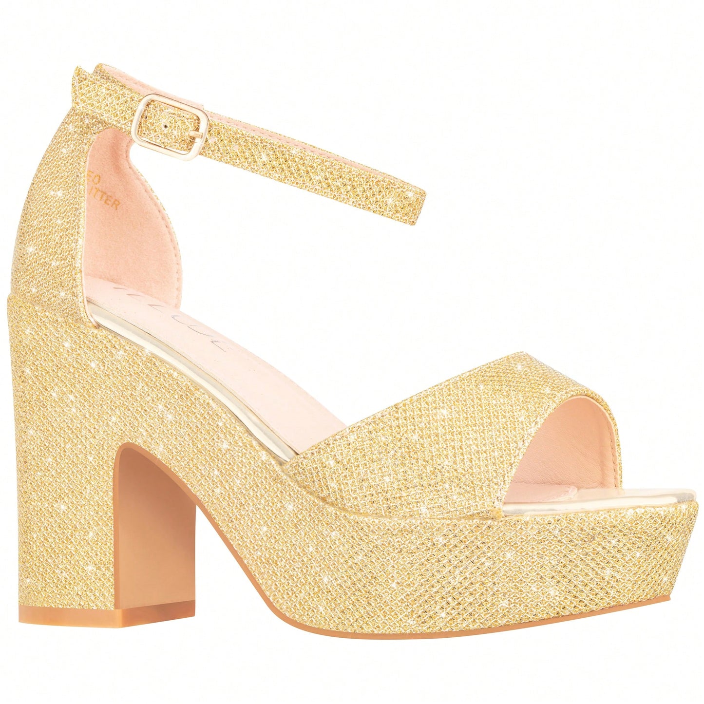 Women Platform Chunky Heeled Sandals Ankle Strap Sexy Open Toe Heels Chunky Block Platform Wedge Sandals Suede