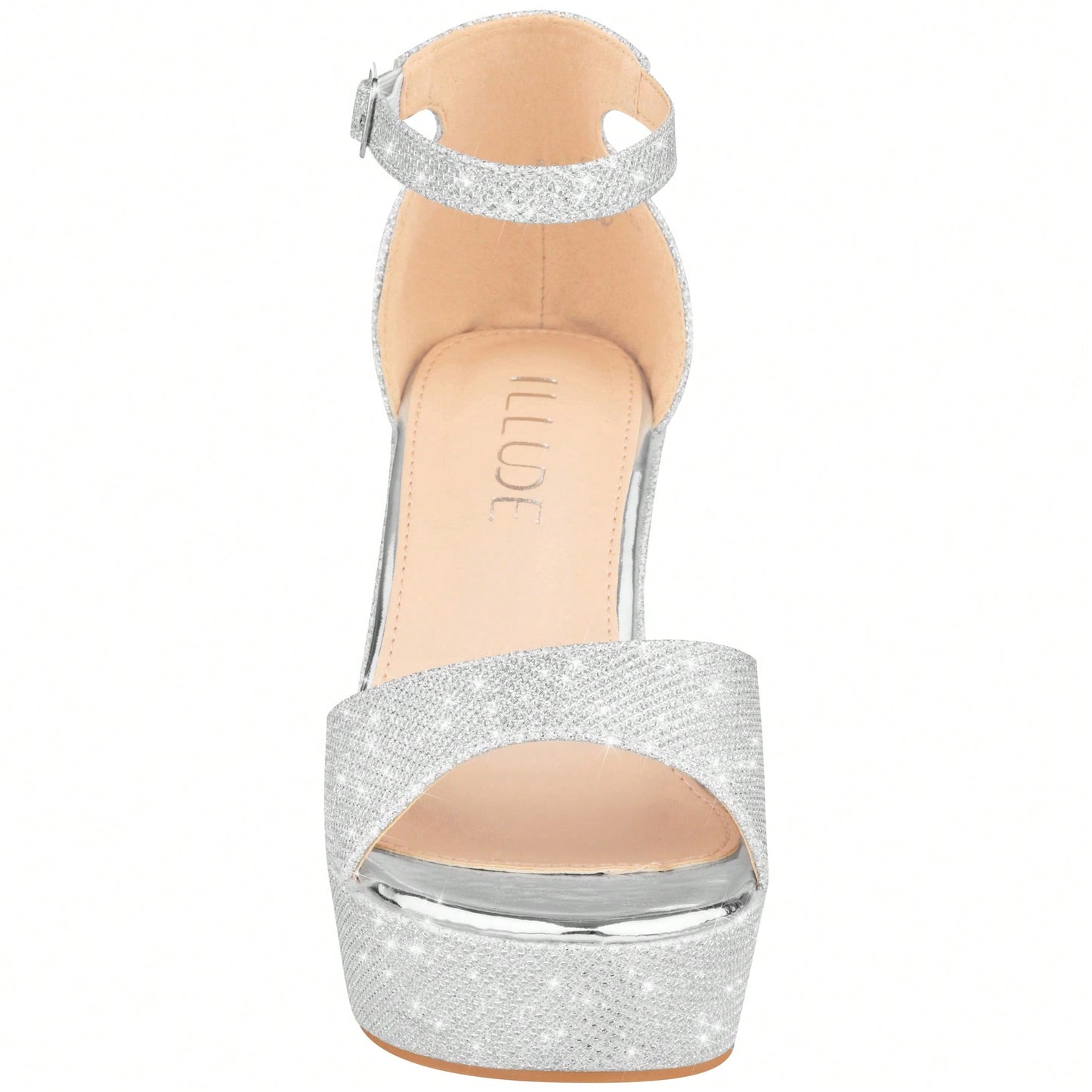 Women Platform Chunky Heeled Sandals Ankle Strap Sexy Open Toe Heels Chunky Block Platform Wedge Sandals Suede