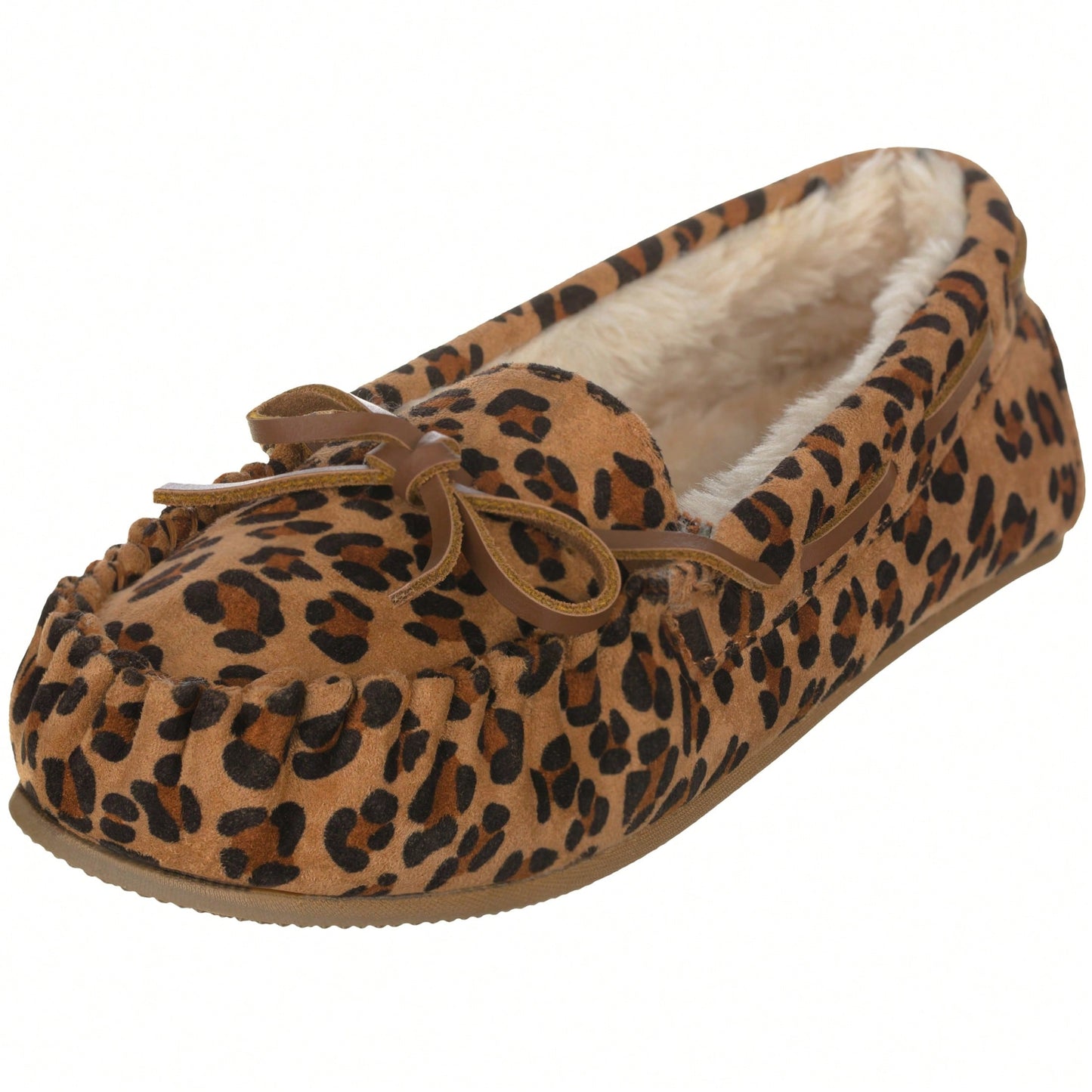 Women House Slippers Faux Furs Indoor Outdoor Moccasin Shoes Fuzzy Fluffy Furry Loafers Warm Flat Shoes Furry Slippers