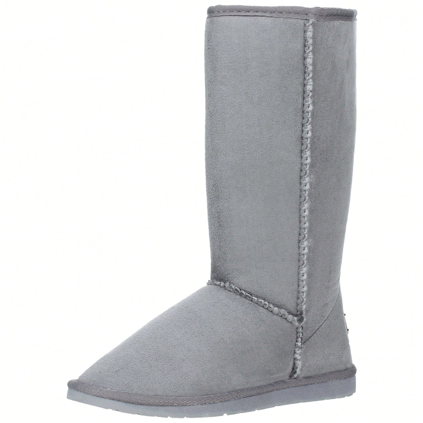 Women's Snow Boots Fleece Lined Solid Color Mid-Calf Flat Snow Boots For Winter Mid Calf Winter Snow Boots