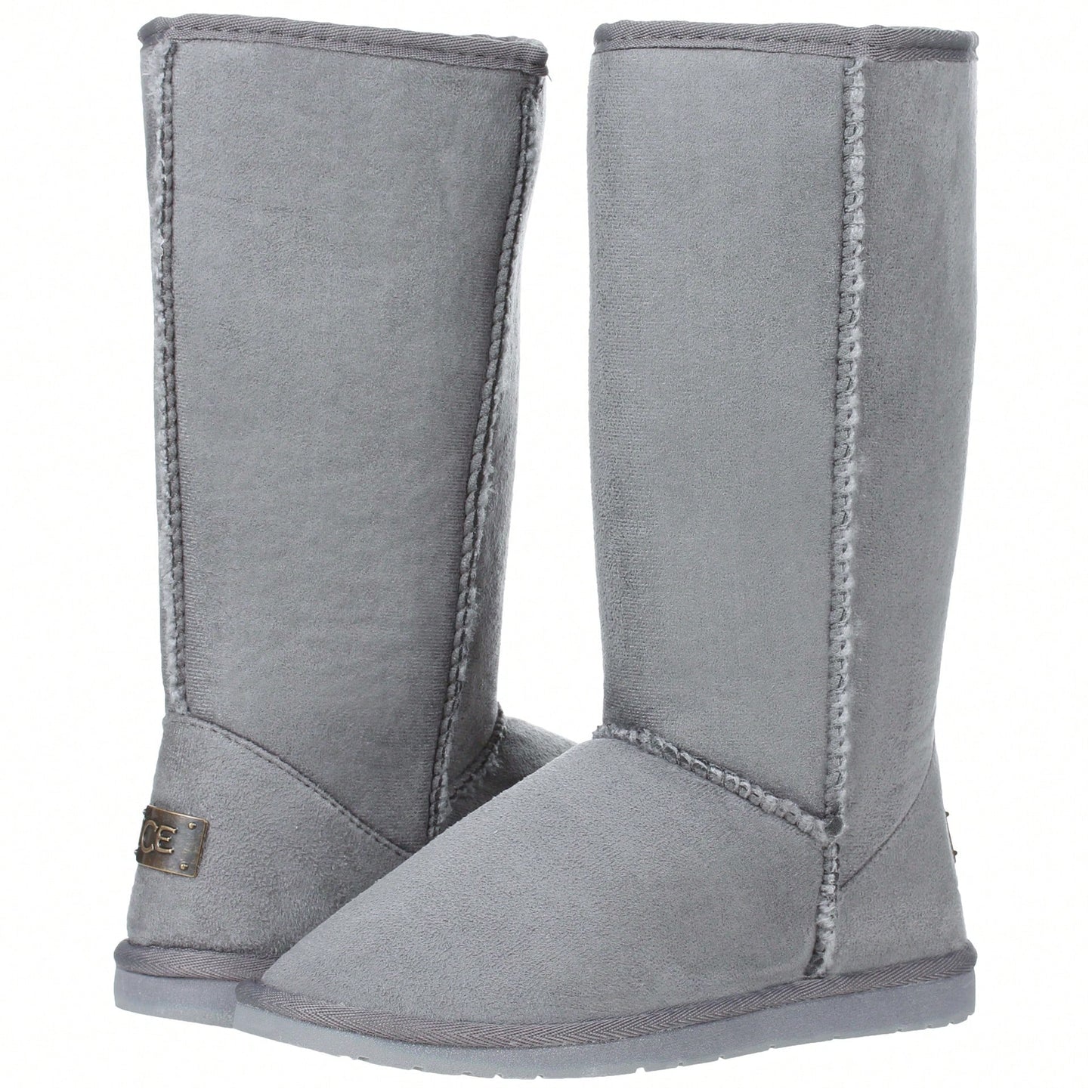 Women's Snow Boots Fleece Lined Solid Color Mid-Calf Flat Snow Boots For Winter Mid Calf Winter Snow Boots
