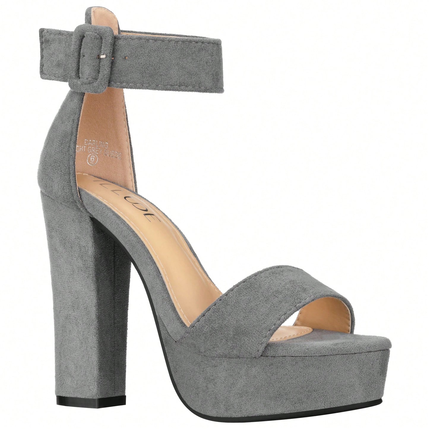 Women High Heel Chunky Heeled Sandals Platform Heels Ankle Strap Sandals Open Toe Heels Chunky Block Dressy Pumps Sandals High Heel Chunky Block Platform Heels