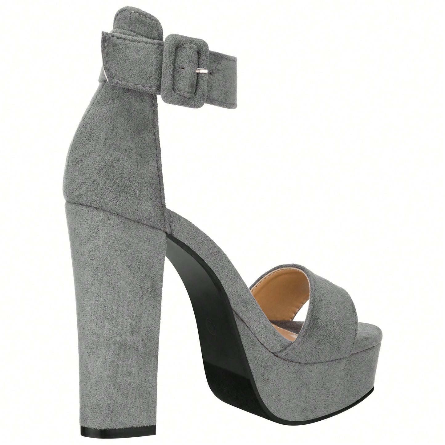 Women High Heel Chunky Heeled Sandals Platform Heels Ankle Strap Sandals Open Toe Heels Chunky Block Dressy Pumps Sandals High Heel Chunky Block Platform Heels