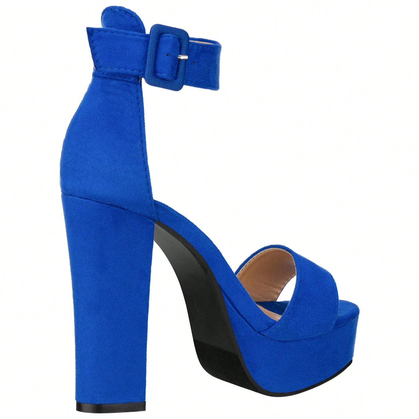 Women High Heel Chunky Heeled Sandals Platform Heels Ankle Strap Sandals Open Toe Heels Chunky Block Dressy Pumps Sandals High Heel Chunky Block Platform Heels