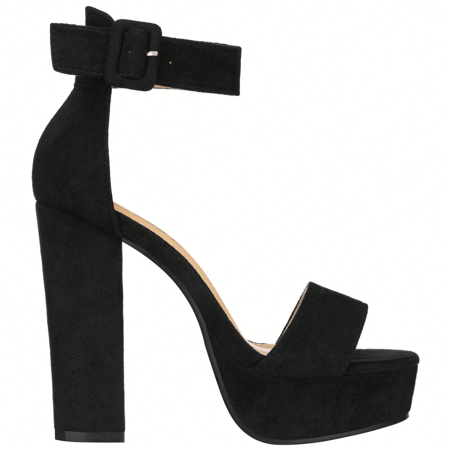 Women High Heel Chunky Heeled Sandals Platform Heels Ankle Strap Sandals Open Toe Heels Chunky Block Dressy Pumps Sandals High Heel Chunky Block Platform Heels