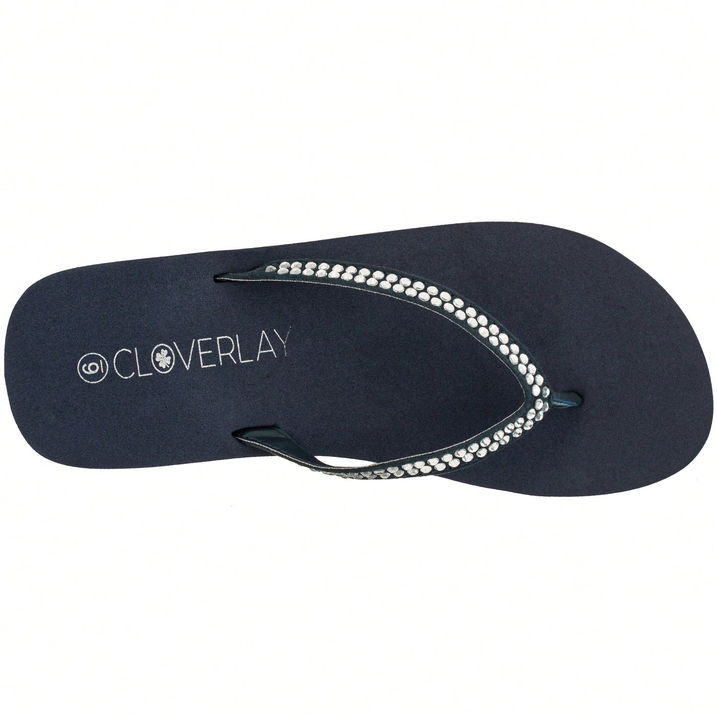 Women Rhinestone Decor Flip Flops Glamorous Summer Flip Flops Toe Post Vacation Fashion Black Flip Flops Summer Fashion Sandals