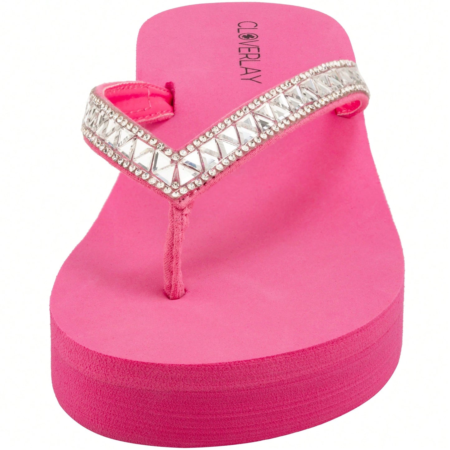 Women Rhinestone Decor Flip Flops Glamorous Summer Flip Flops Toe Post Vacation Fashion Black Flip Flops Summer Fashion Sandals