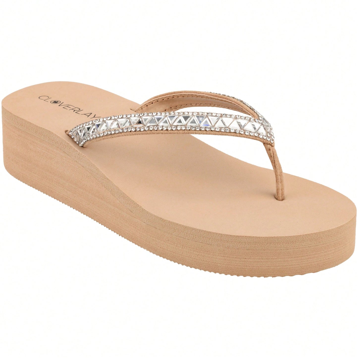 Women Rhinestone Decor Flip Flops Glamorous Summer Flip Flops Toe Post Vacation Fashion Black Flip Flops Summer Fashion Sandals