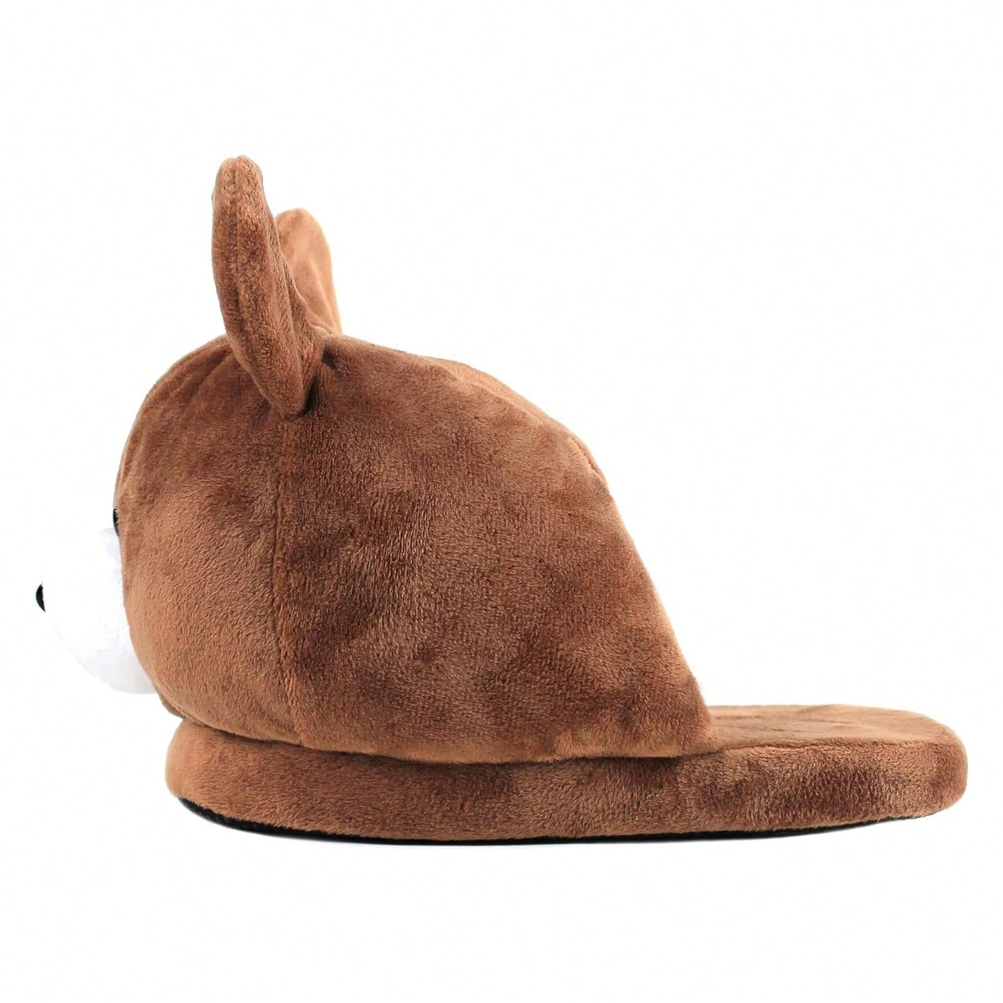 Women's Home Slippers Warm Plush Soft Cute Cartoon Animal Brown Bear Indoor Slippers