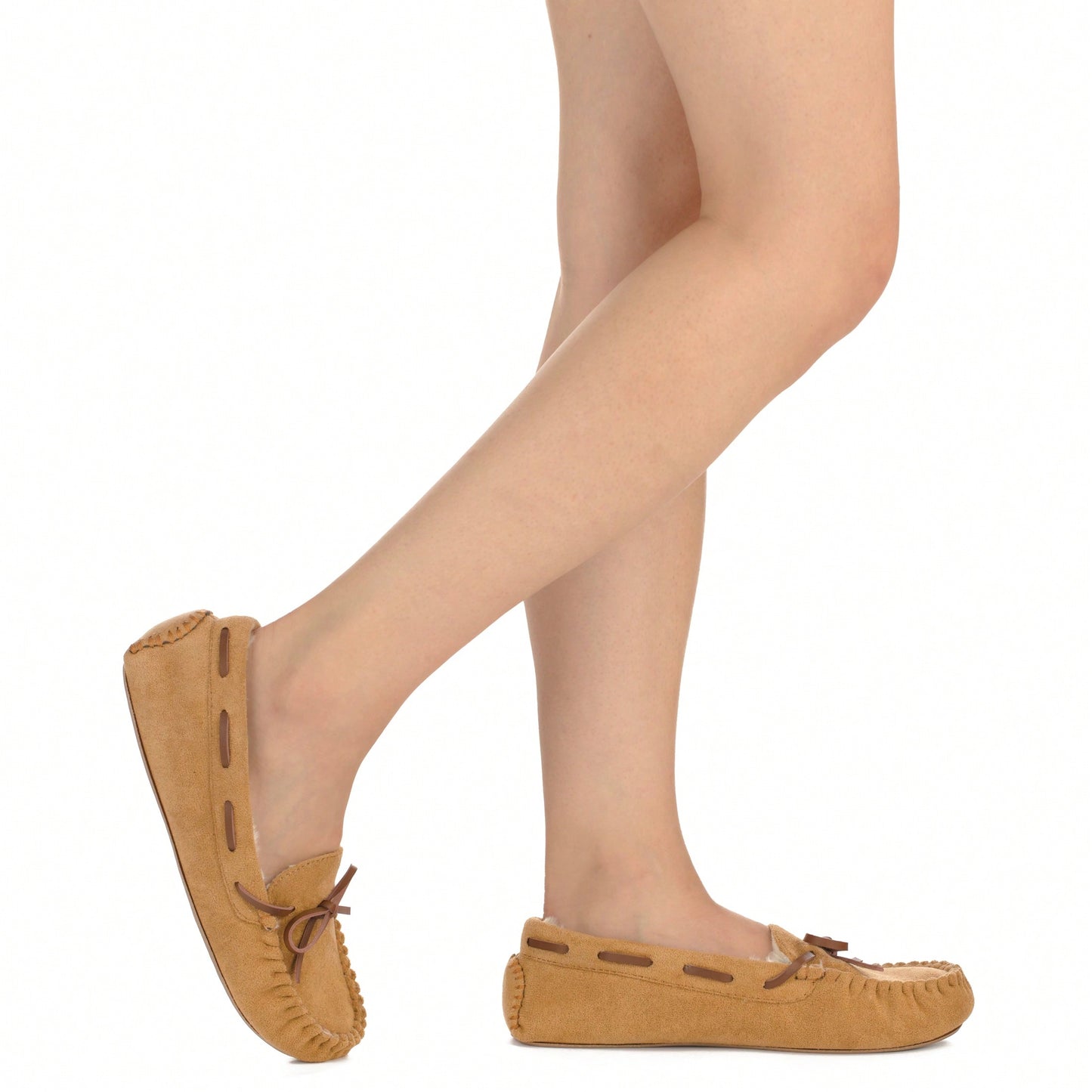 Women House Slippers Faux Furs Indoor Outdoor Moccasin Shoes Fuzzy Fluffy Furry Loafers Warm Flat Shoes Furry Slippers