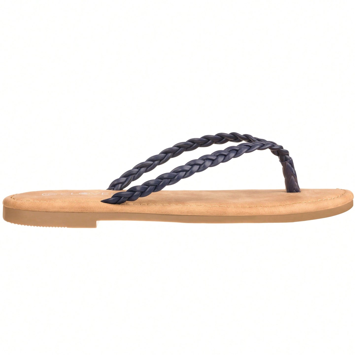 Women Braided Detail Flat Sandals Woven Pattern Sandals Open Toe Slip-On Summer Flip Flops