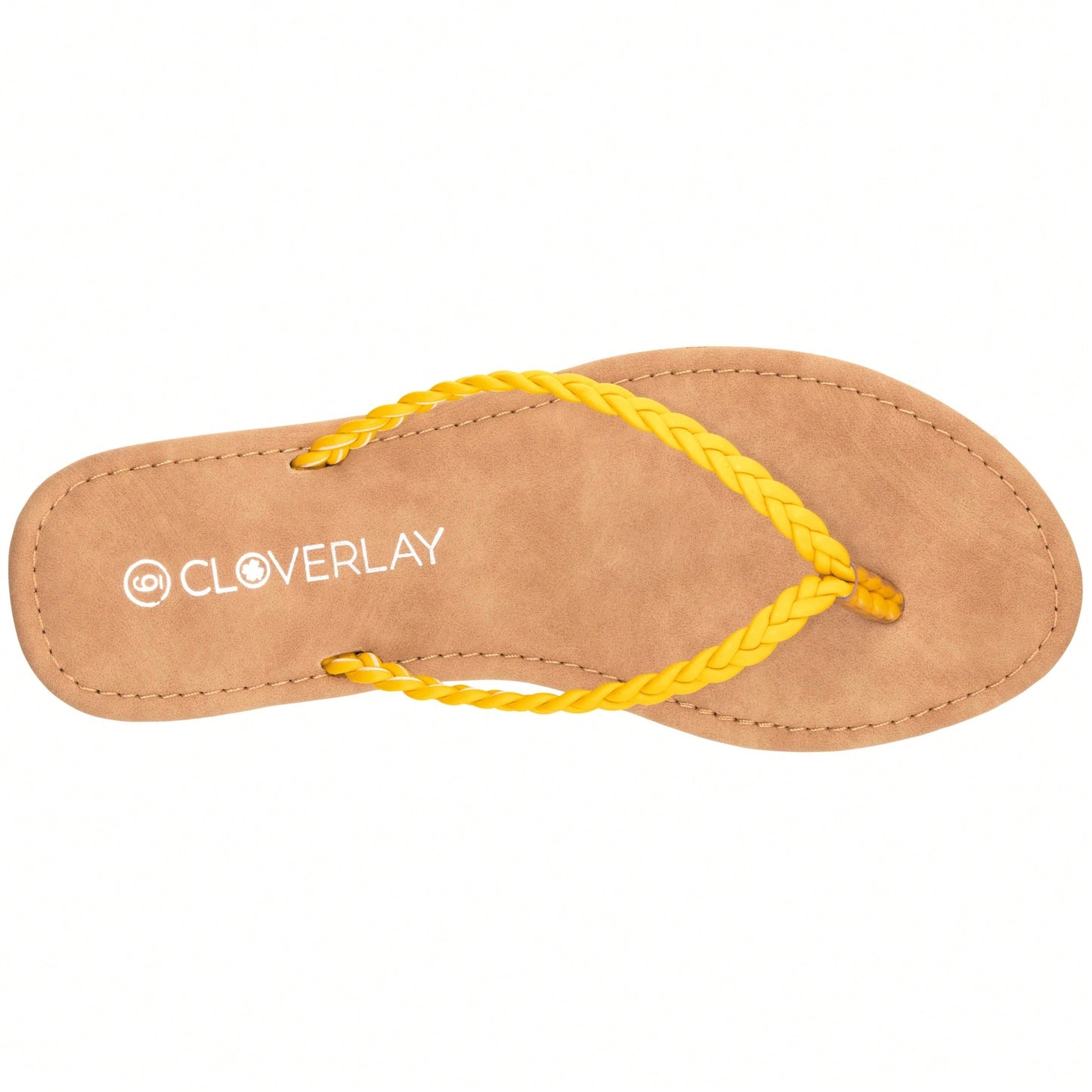 Women Braided Detail Flat Sandals Woven Pattern Sandals Open Toe Slip-On Summer Flip Flops