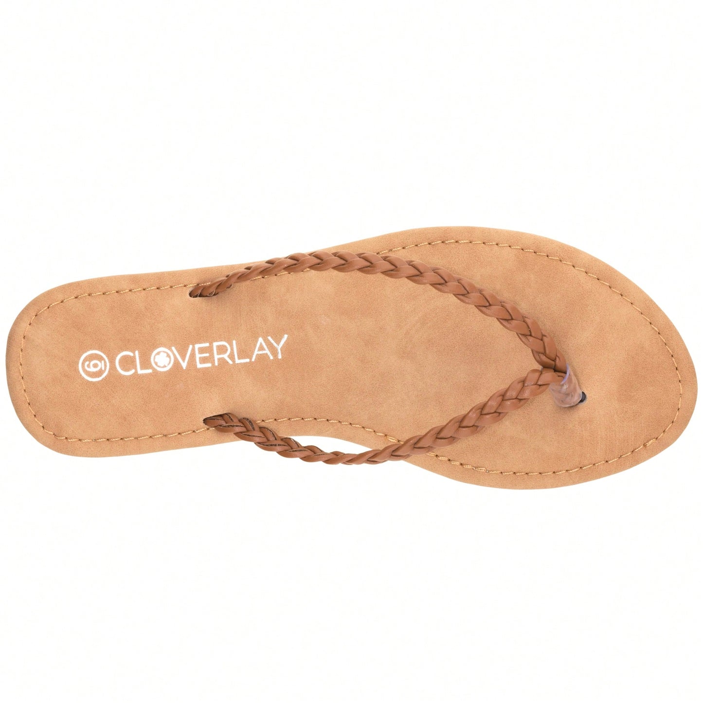 Women Braided Detail Flat Sandals Woven Pattern Sandals Open Toe Slip-On Summer Flip Flops