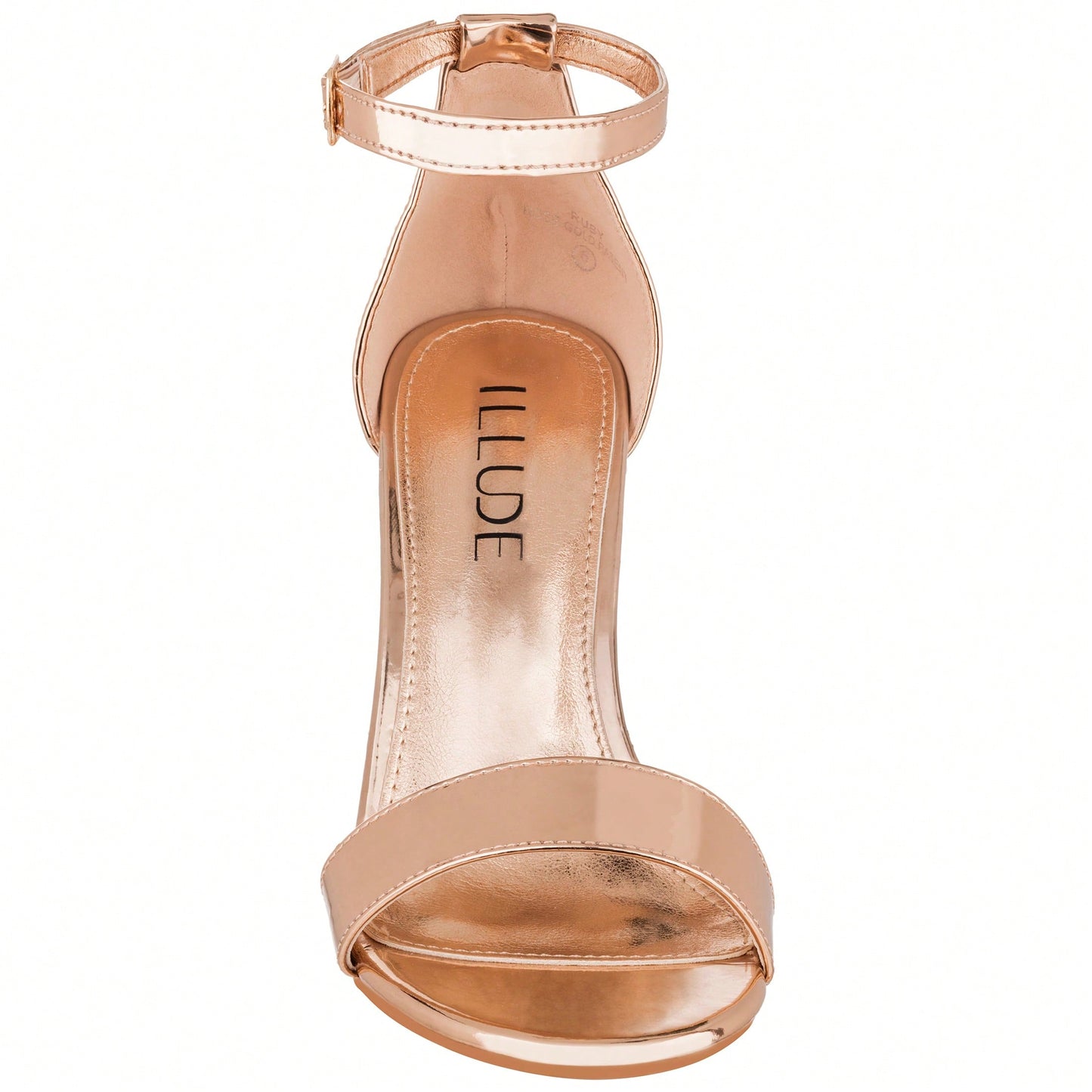 Women Chunky Heeled Ankle Strap Sandals Elegant Single Band Buckle Decor Sandals High Heel Sandals Open Toe Ankle Strap Sandals Heels