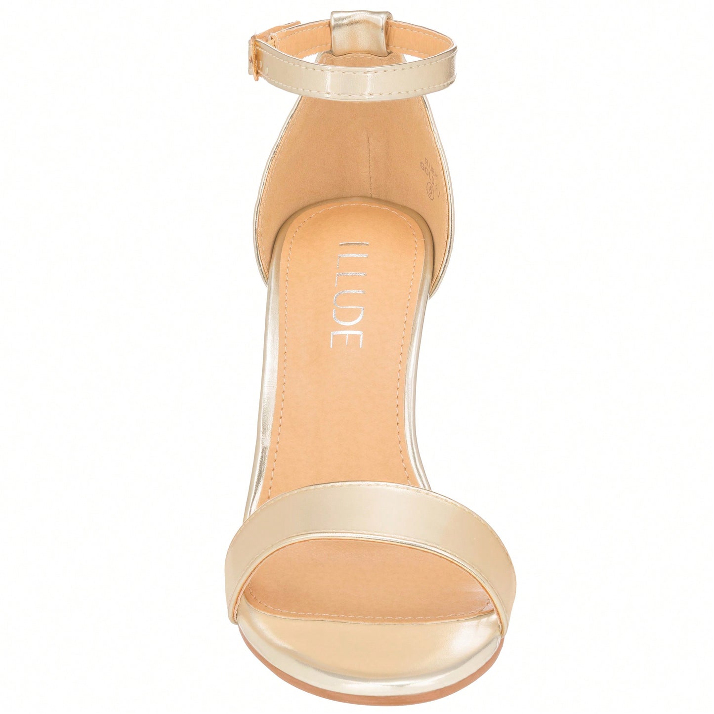 Women Chunky Heeled Ankle Strap Sandals Elegant Single Band Buckle Decor Sandals High Heel Sandals Open Toe Ankle Strap Sandals Heels Suede