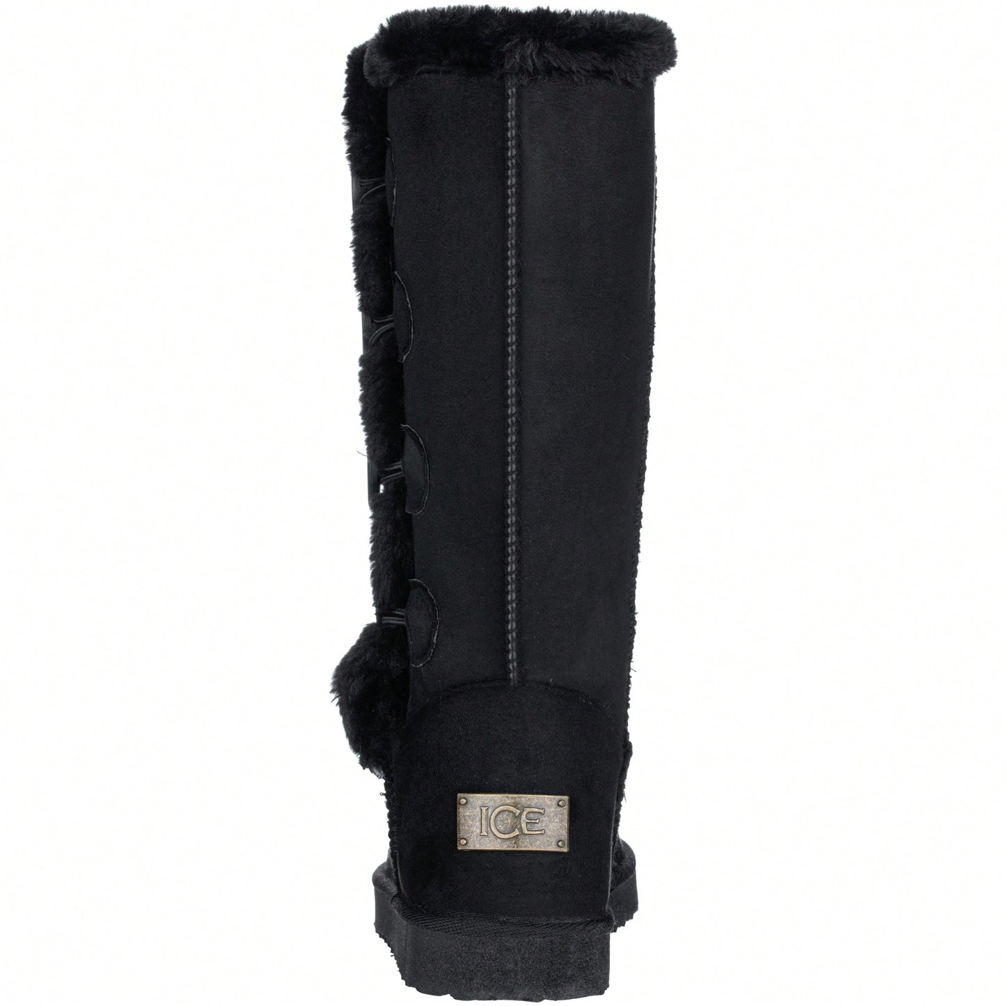 Women's Snow Boots Fleece Lined Solid Color Mid-Calf Flat Snow Boots Fur Lined Winter Boots