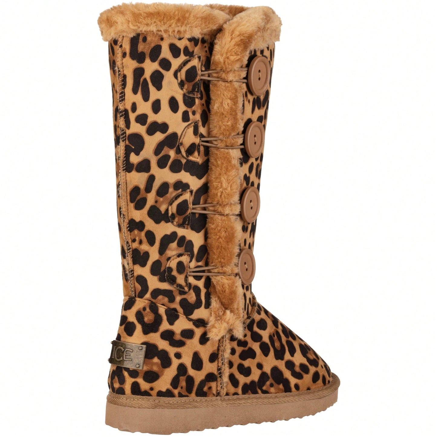 Women's Snow Boots Fleece Lined Solid Color Mid-Calf Flat Snow Boots Fur Lined Winter Boots