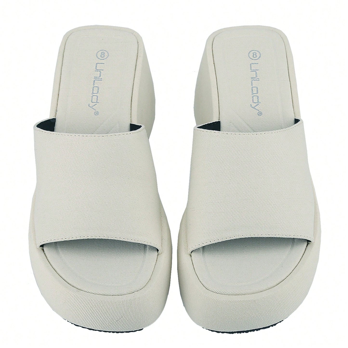 Women's Wedge SIides Sandals Platform Open Toe Slip On Elastic Band Wedges Shoes
