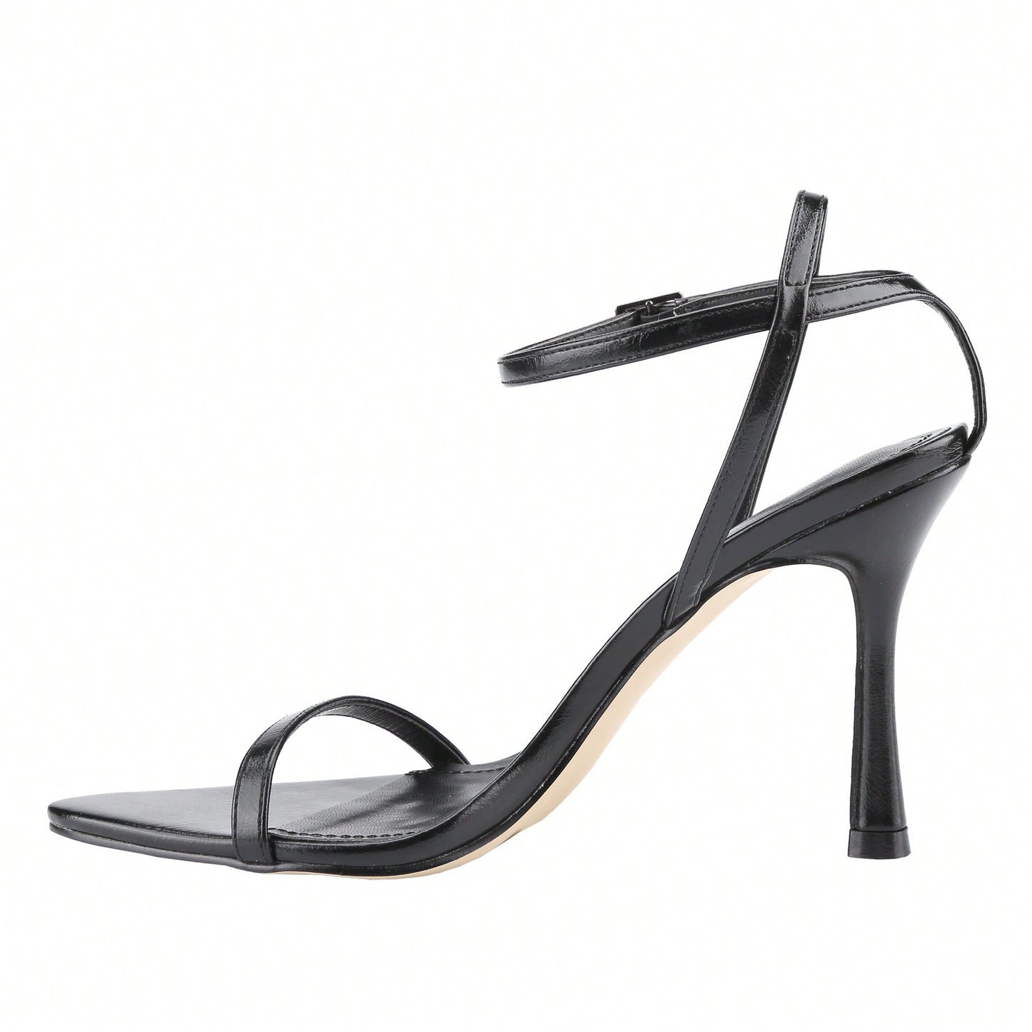 Women's High Stilettos Open Square Toe Ankle Strap Heels Sexy Comfort Strappy Dress Shoes Wedding Bridal Pumps Sandals