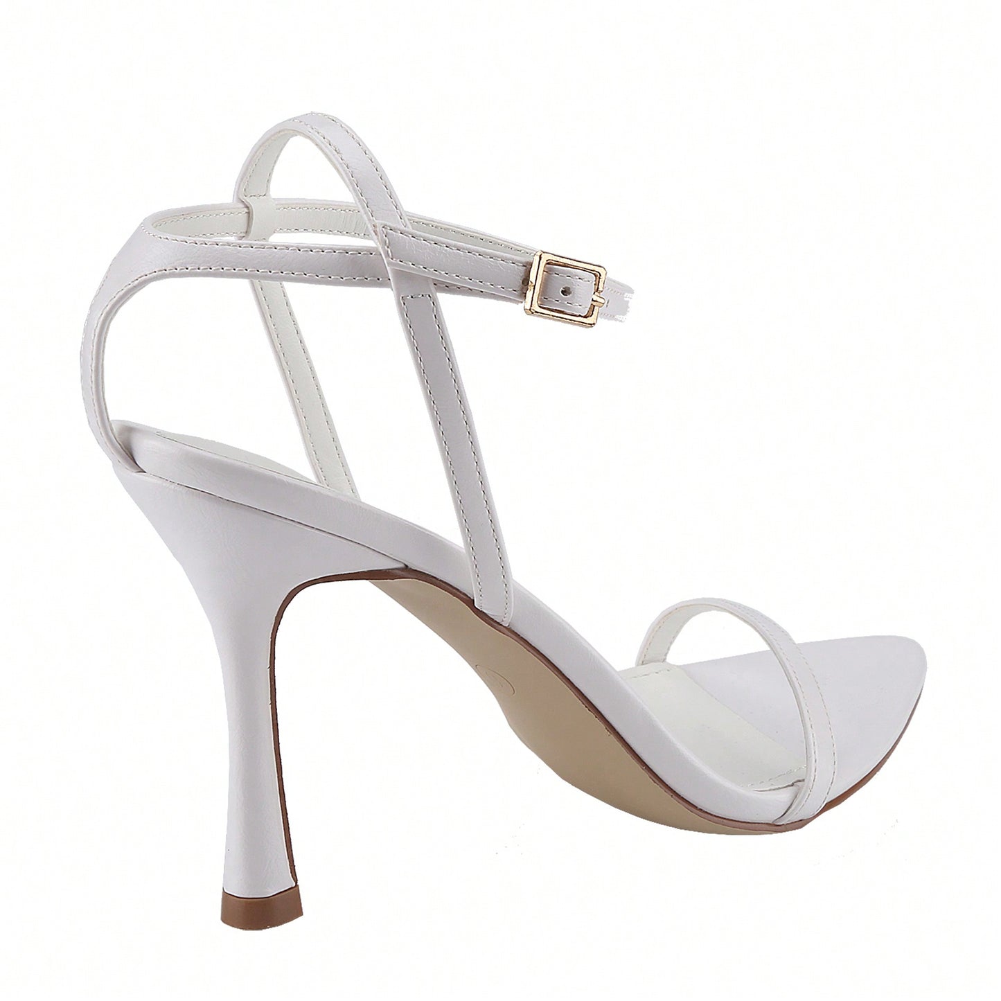 Women's High Stilettos Open Square Toe Ankle Strap Heels Sexy Comfort Strappy Dress Shoes Wedding Bridal Pumps Sandals