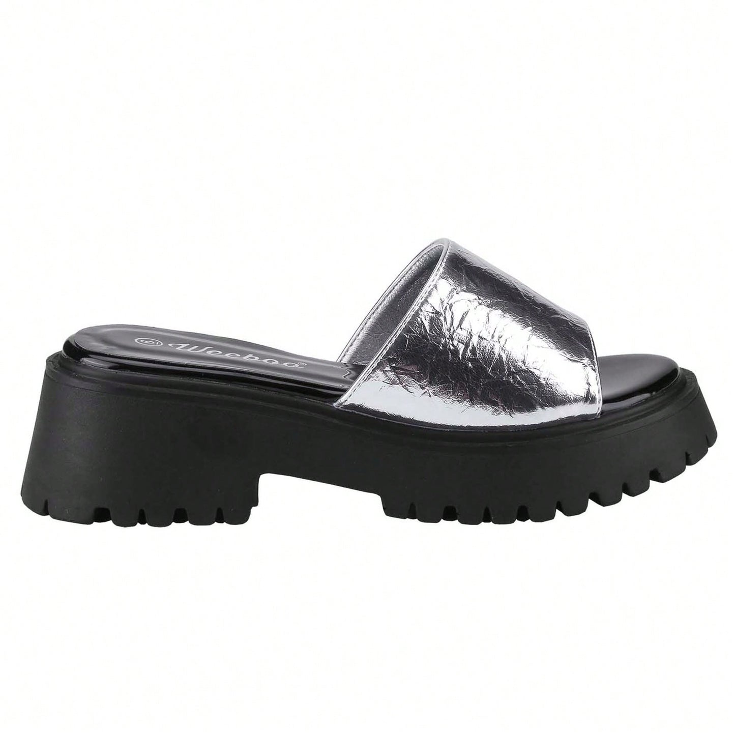 Platform Sandals Women's Slides Chunky Heels Sandals Fabric Mule Fitted Cloud Lightweight Shoes Slipper Memory Foam