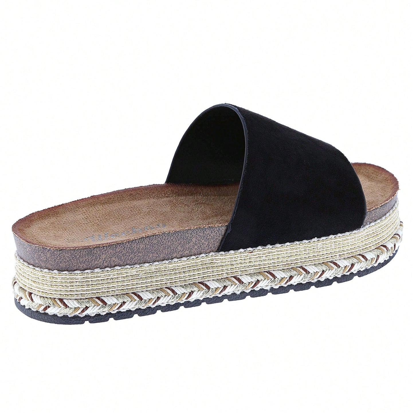 Women's Platform Fashion Slides Vintage Beach Sandals Slip On Open Toe Dressy Summer
