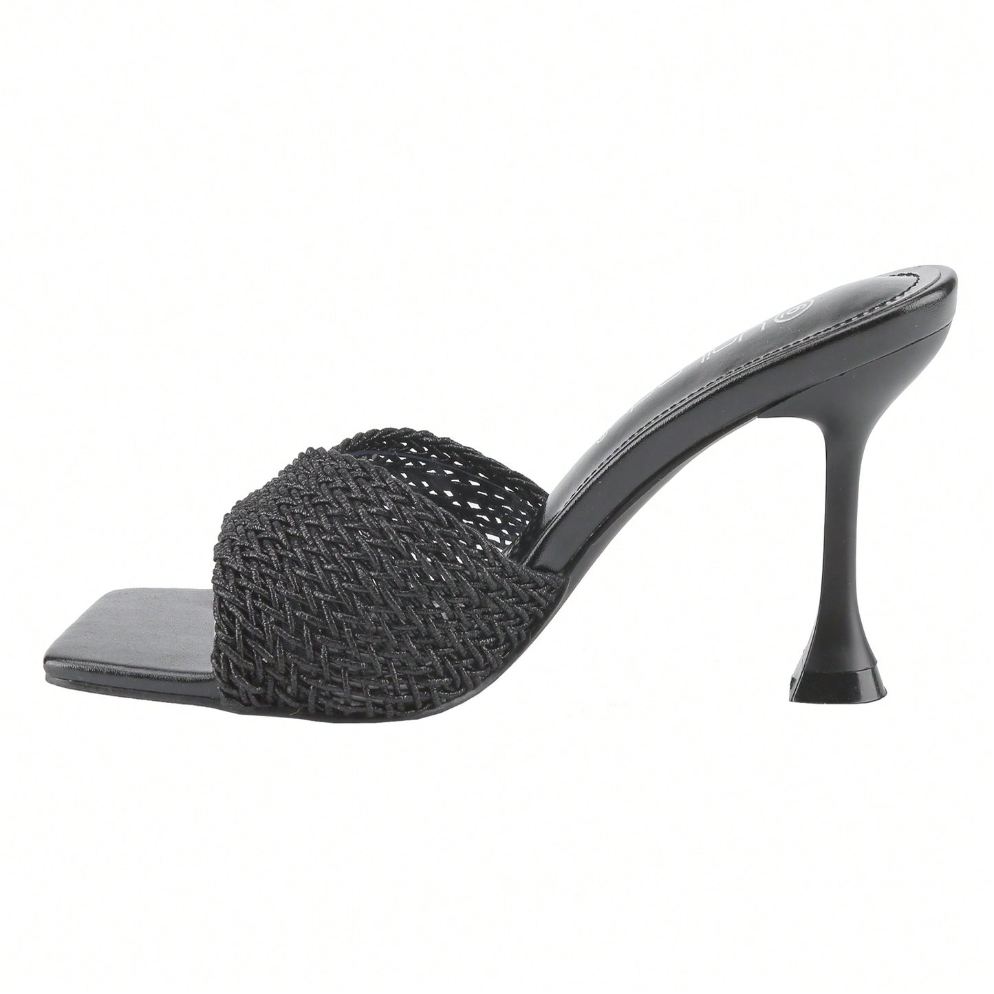 Women's High Stiletto Heels Mules Open Square Toe Slip On Comfort Sexy Dress Pumps Sandals