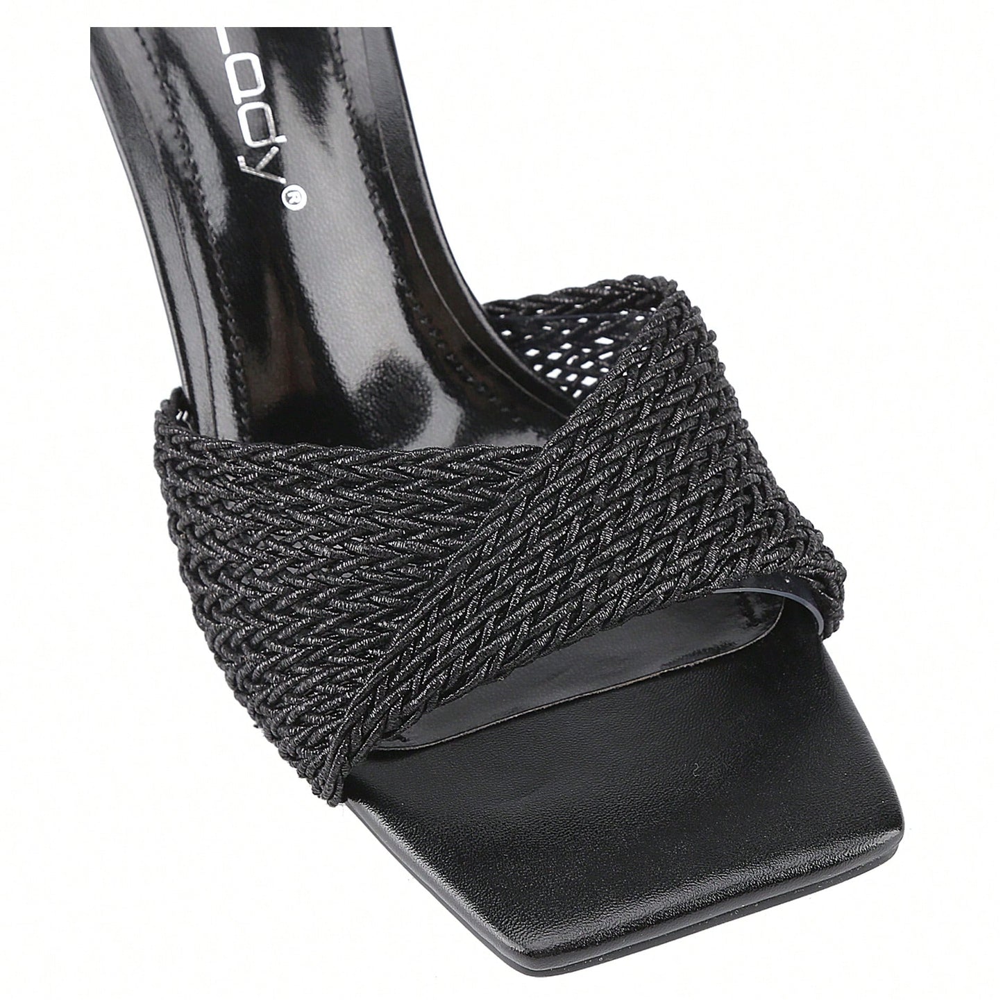 Women's High Stiletto Heels Mules Open Square Toe Slip On Comfort Sexy Dress Pumps Sandals