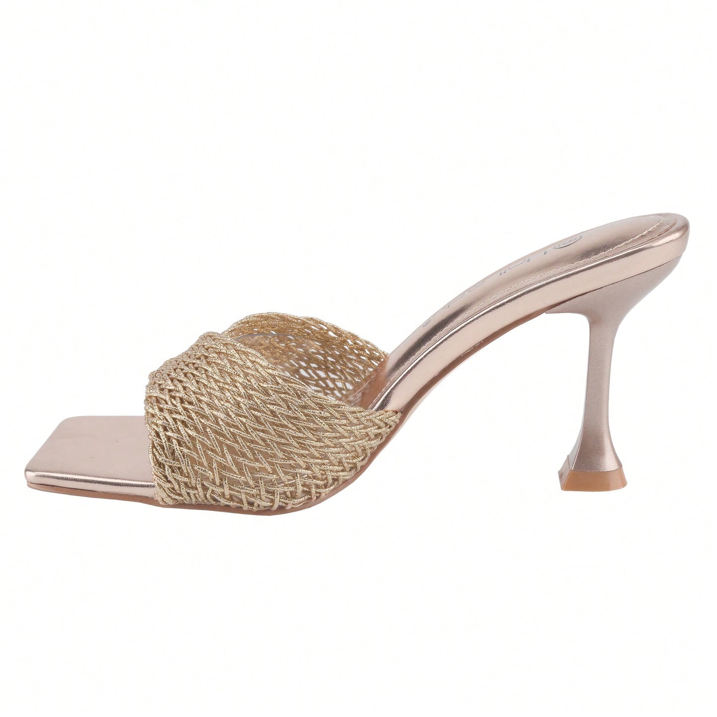 Women's High Stiletto Heels Mules Open Square Toe Slip On Comfort Sexy Dress Pumps Sandals