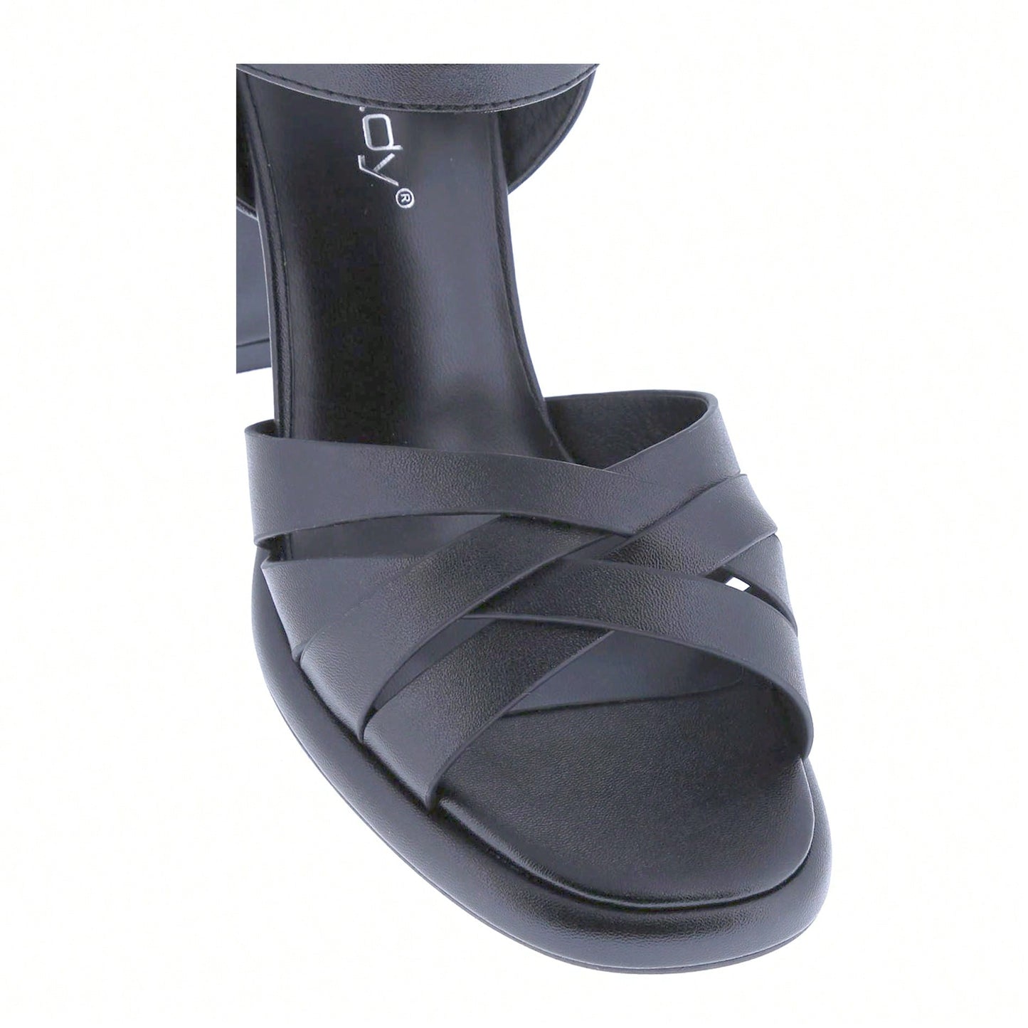 Women's Ankle Strap Square Toe Chunky Heels Sandals High Heeled Sandals