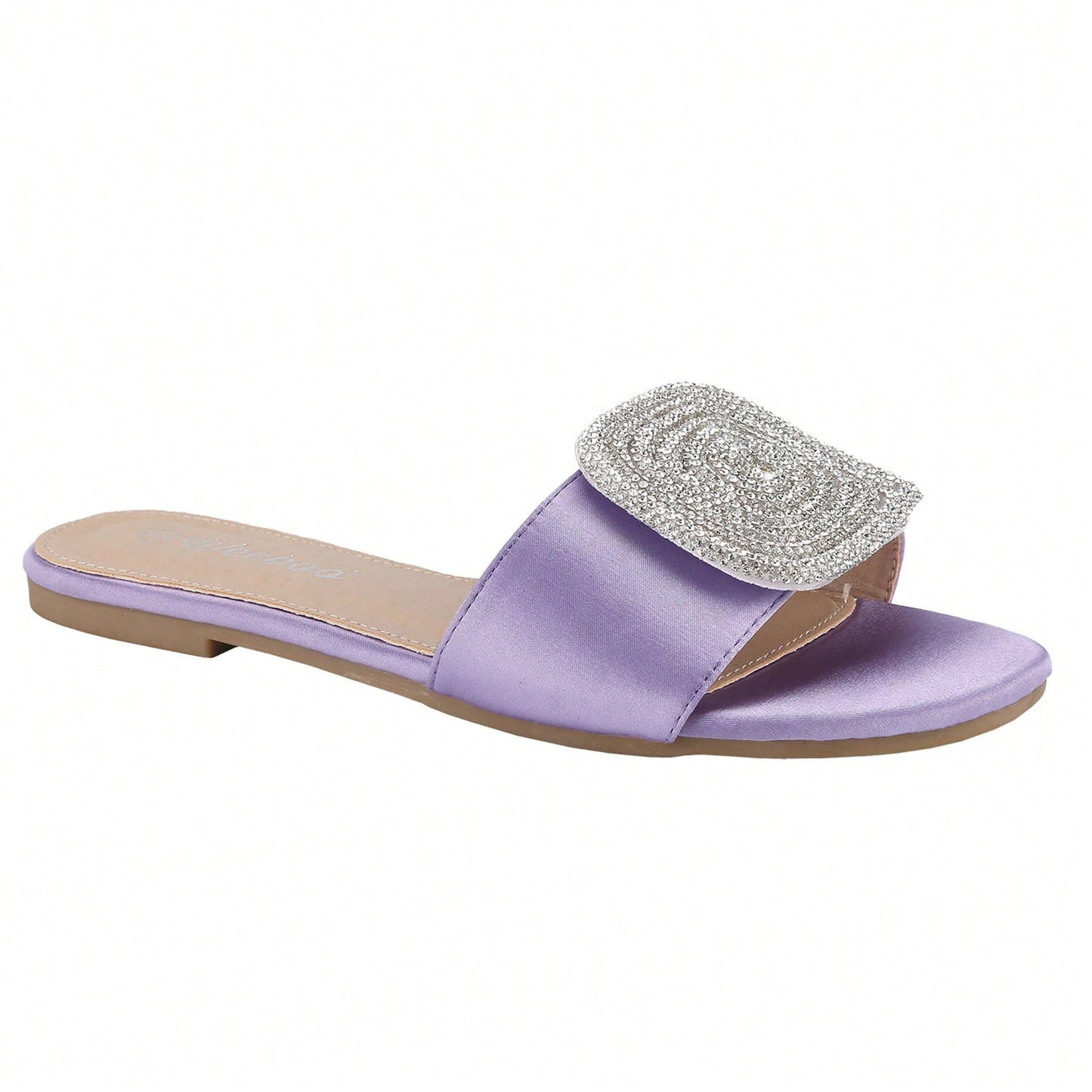 Women's Flat Rhinestone Sandals Fashion Slides Light Slippers For Summer