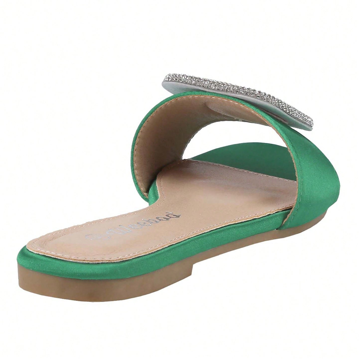 Women's Flat Rhinestone Sandals Fashion Slides Light Slippers For Summer