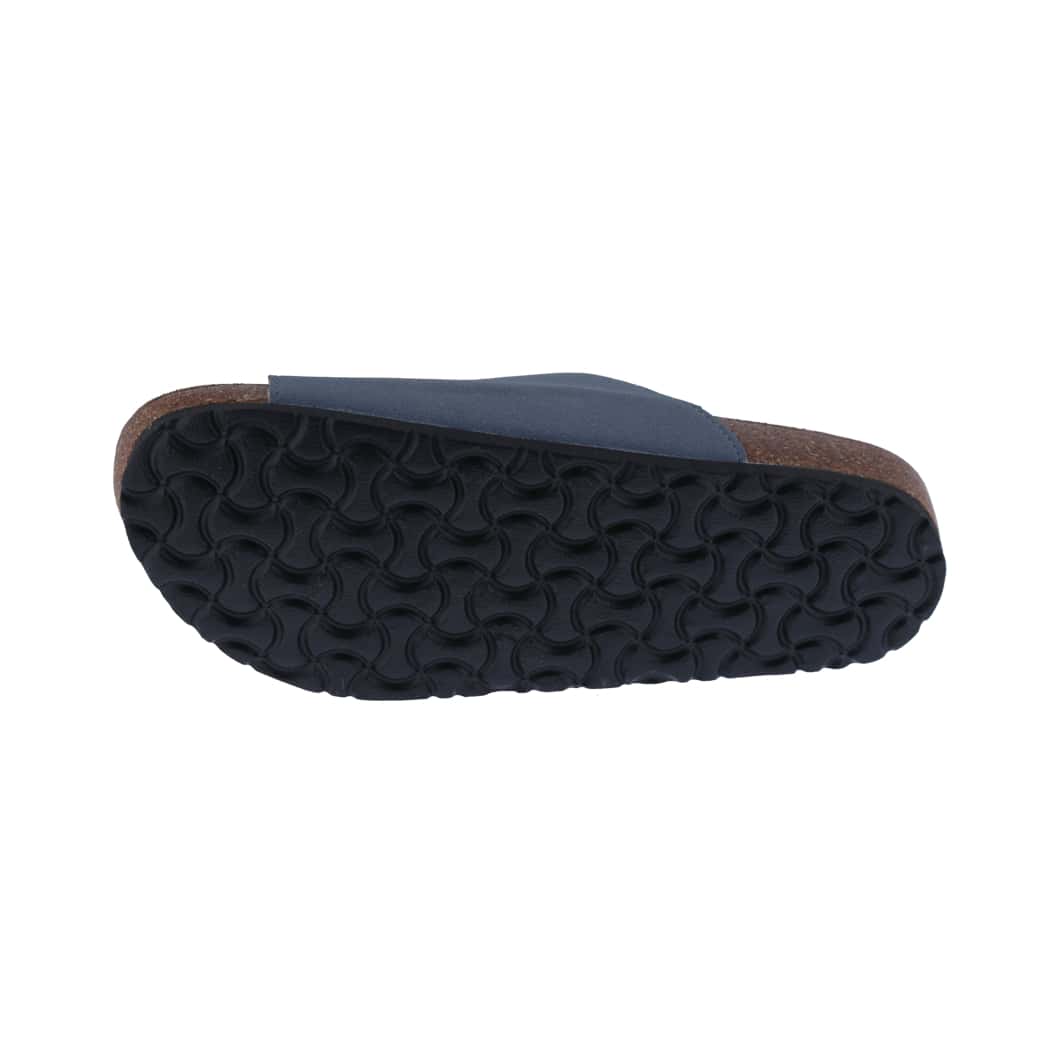 Women's Suede Leather Slide Sandals,2-Strap Adjustable Buckle, Casual Slippers, Slide Cork Footbed Shoes