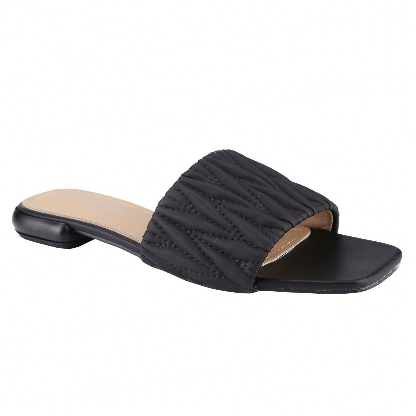 Women's Flat Sandals Fashion Open Toe Woven Slip On Slides Beach Sandals Slippers For Summer