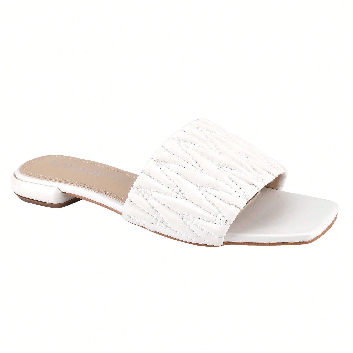 Women's Flat Sandals Fashion Open Toe Woven Slip On Slides Beach Sandals Slippers For Summer