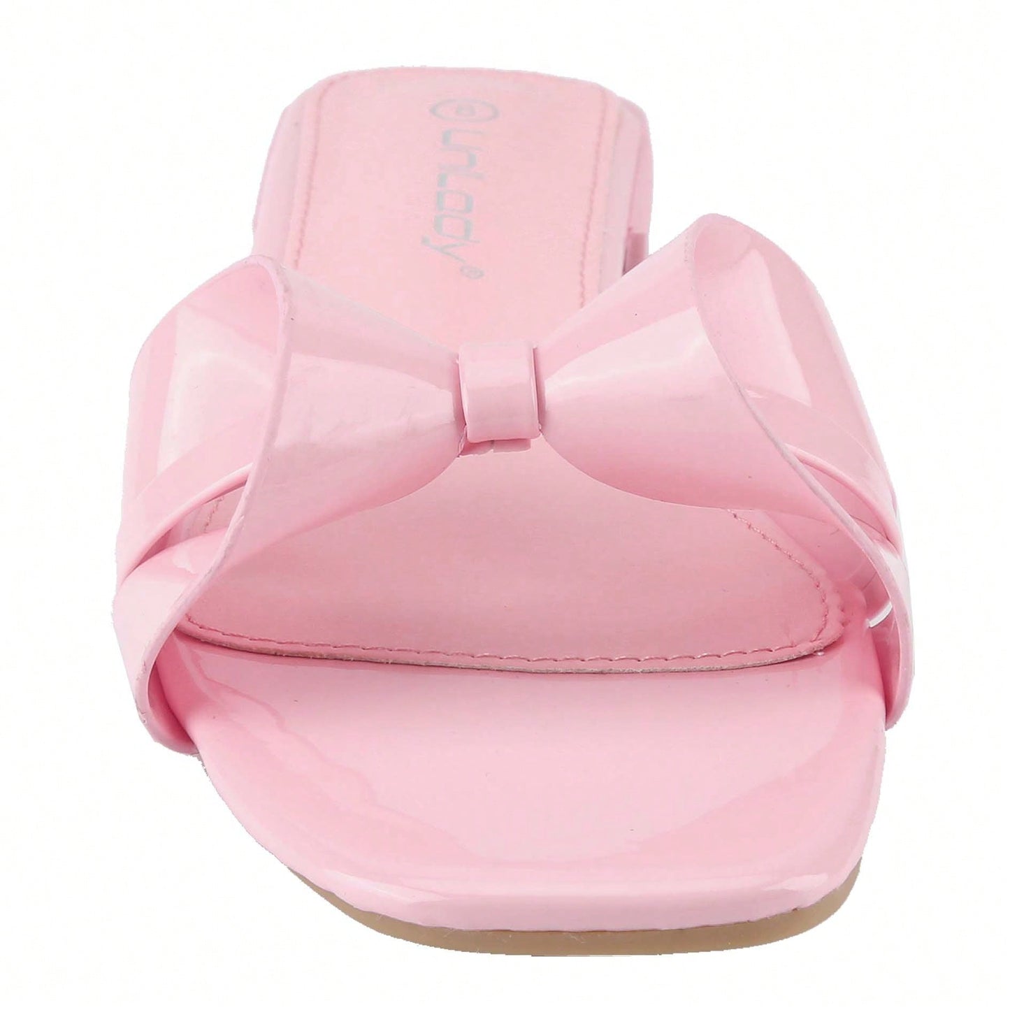 Women's Flat Sandals With Bow Fashion Open Toe Woven Slip On Slides Beach Sandals Slippers For Summer