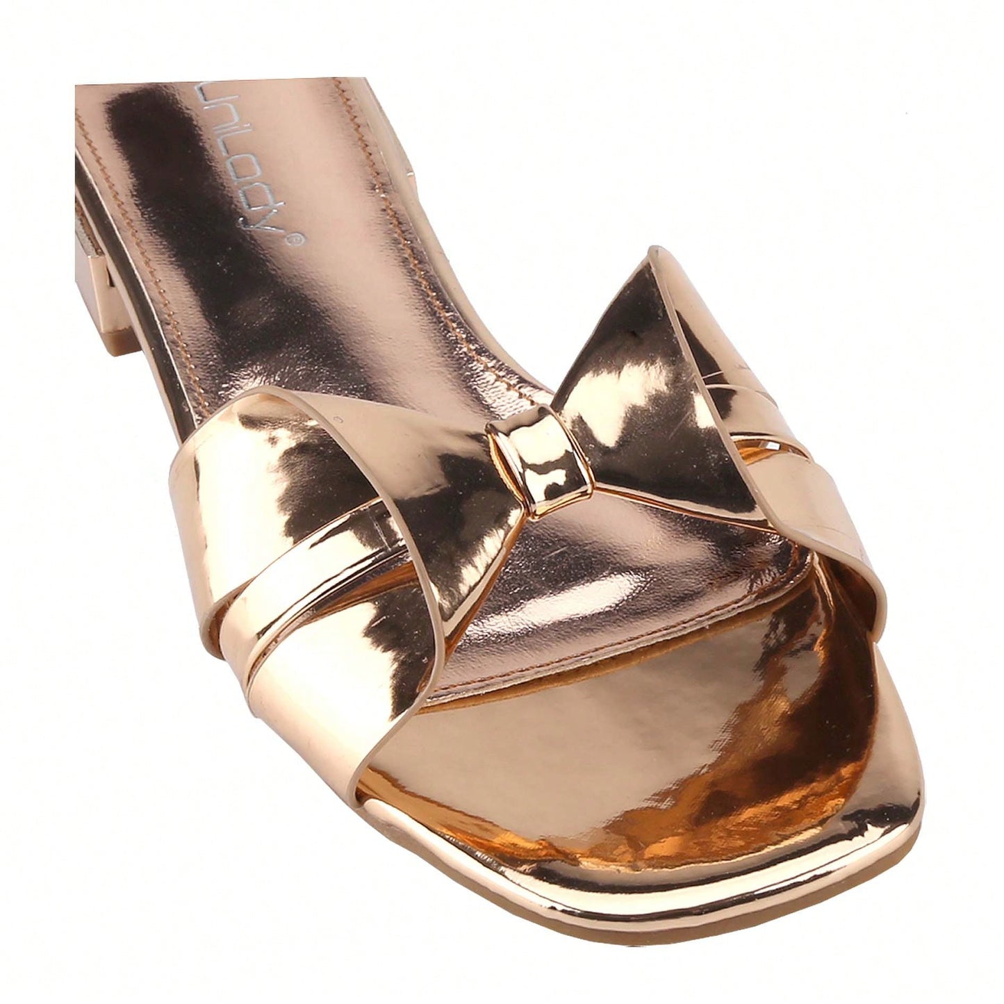 Women's Flat Sandals With Bow Fashion Open Toe Woven Slip On Slides Beach Sandals Slippers For Summer