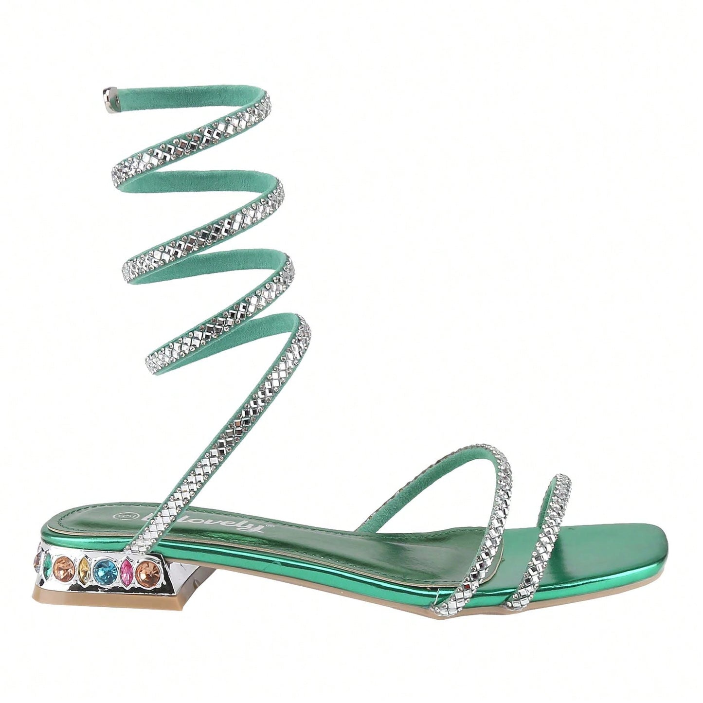 Women's Bling Rhinestone Square Flat Sandals,Crystal Satin Glitter Mules Slippers Boho Open Toe Slip-On Beach Sandals