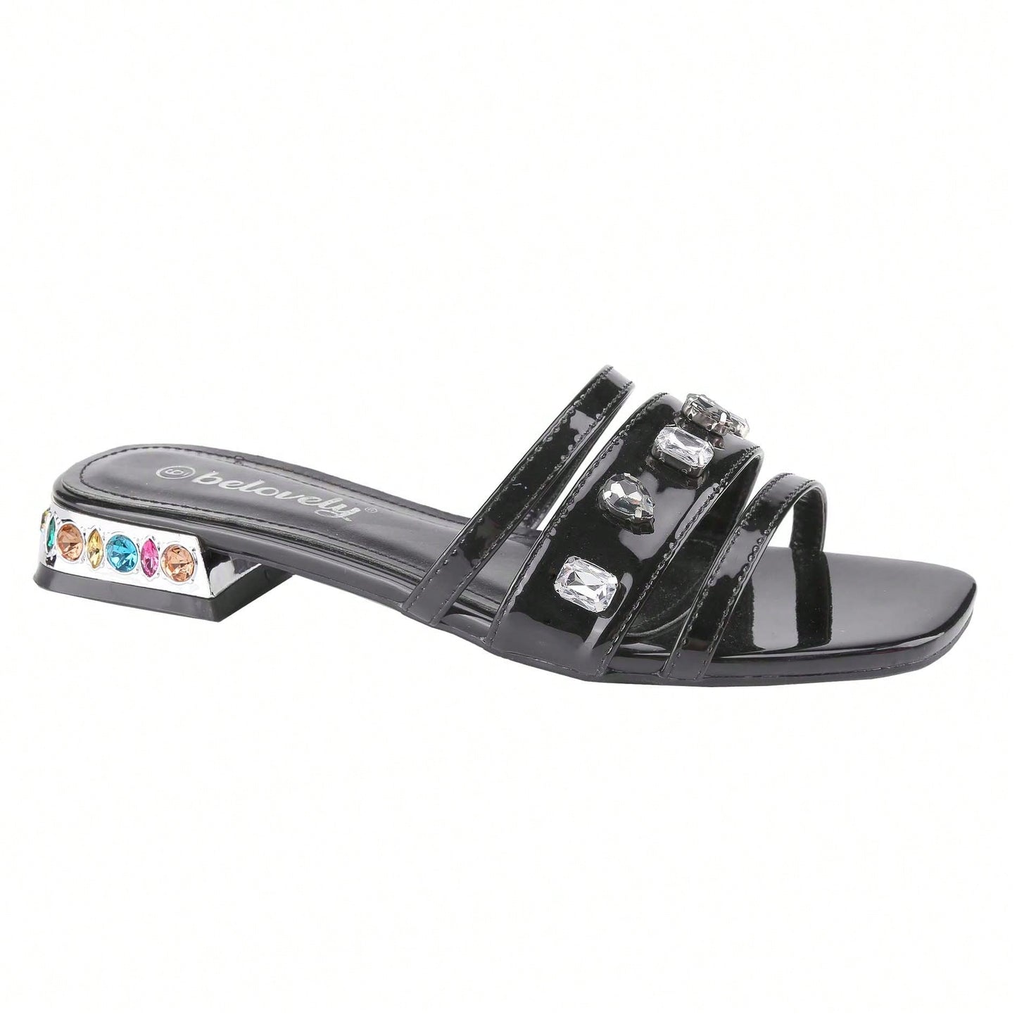 Women's Solid Color Sandals Summer Leisure Slippers Single Shoes Roman Flat Shoes