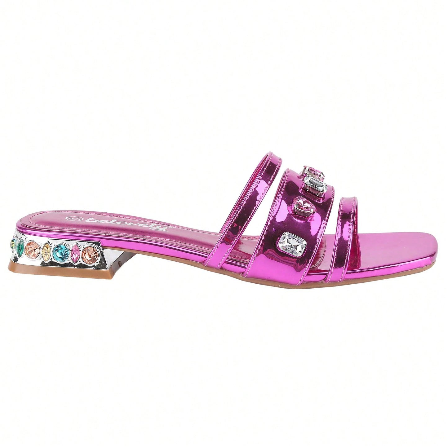Women's Solid Color Sandals Summer Leisure Slippers Single Shoes Roman Flat Shoes