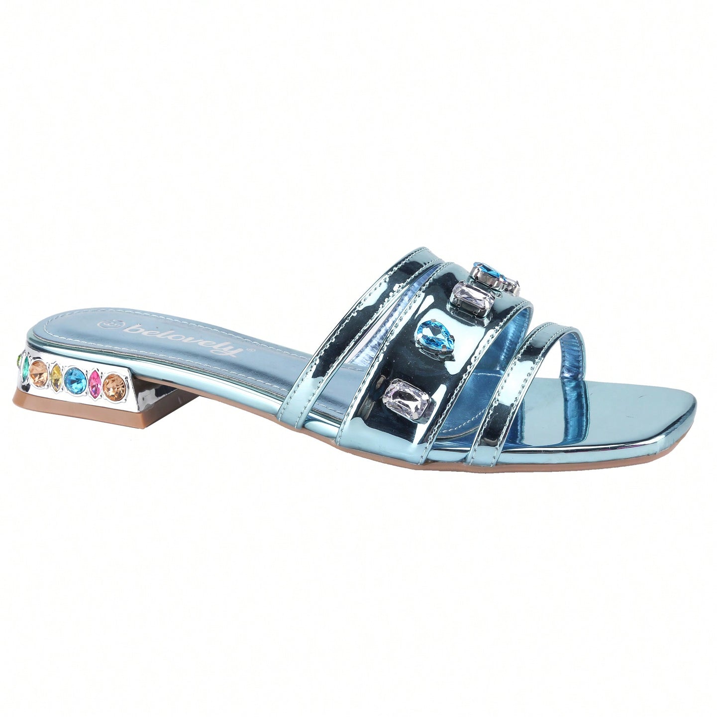Women's Solid Color Sandals Summer Leisure Slippers Single Shoes Roman Flat Shoes