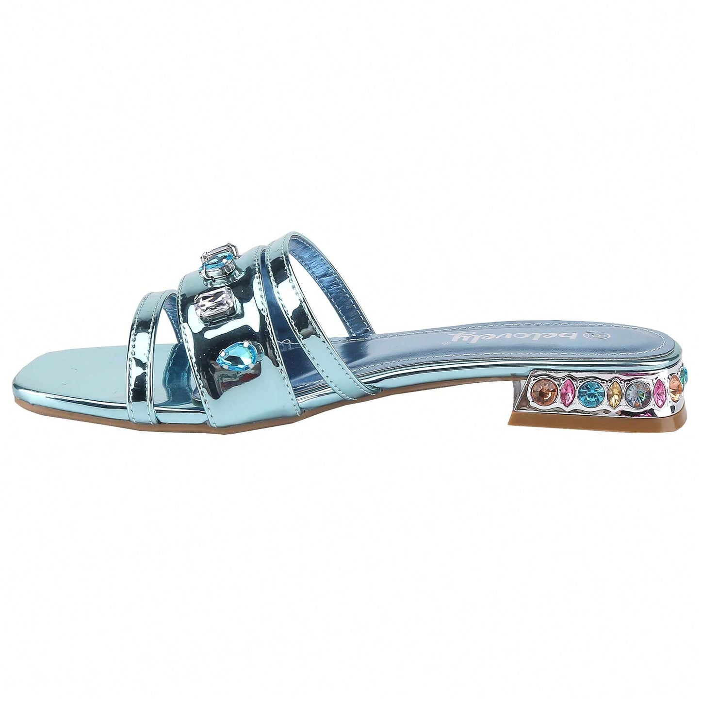 Women's Solid Color Sandals Summer Leisure Slippers Single Shoes Roman Flat Shoes