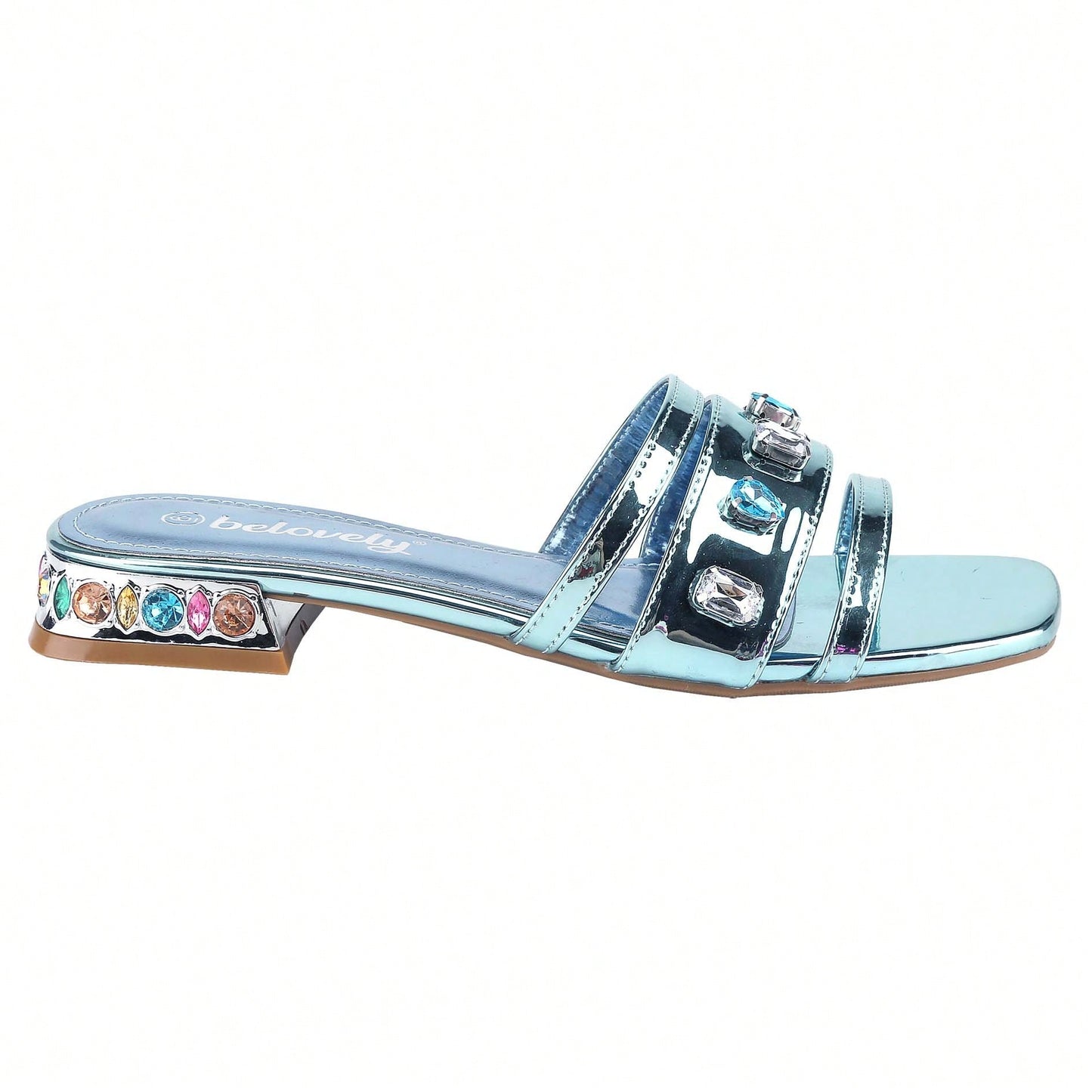 Women's Solid Color Sandals Summer Leisure Slippers Single Shoes Roman Flat Shoes