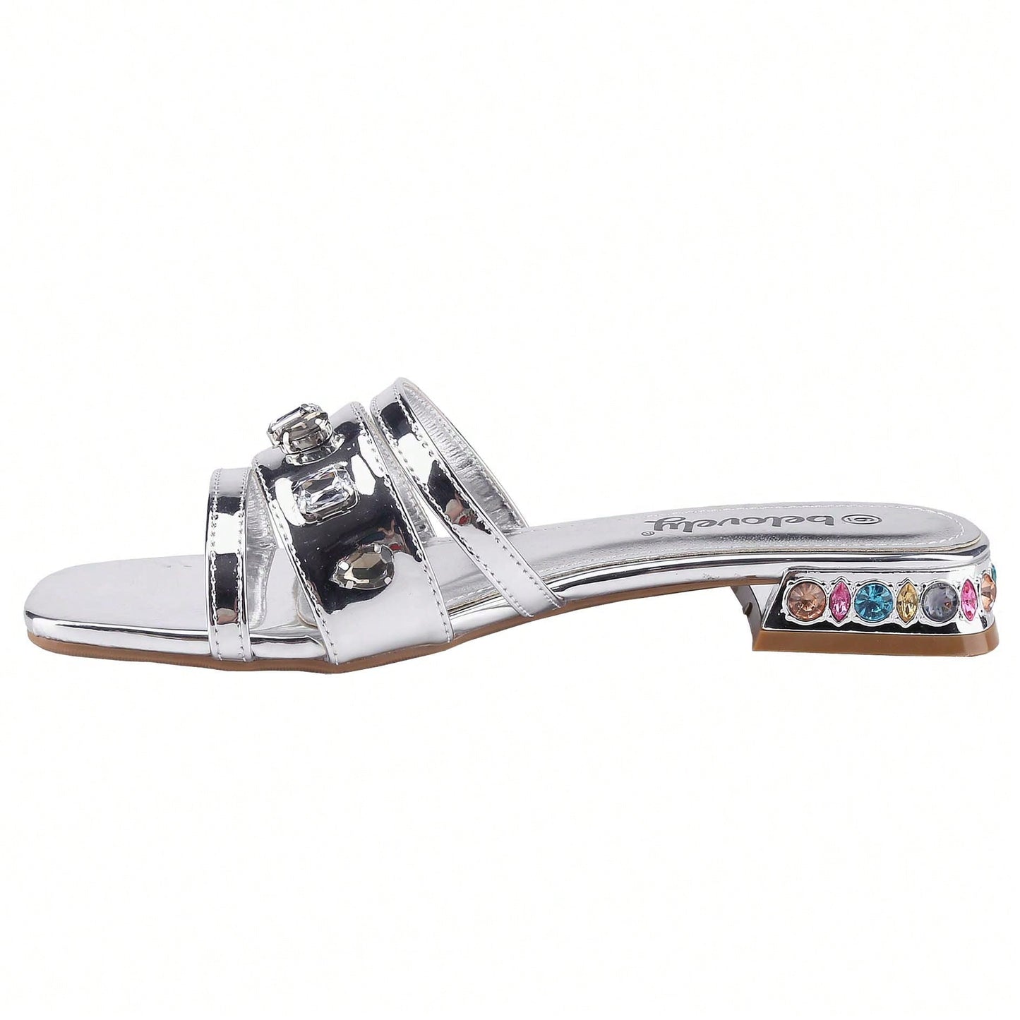 Women's Solid Color Sandals Summer Leisure Slippers Single Shoes Roman Flat Shoes
