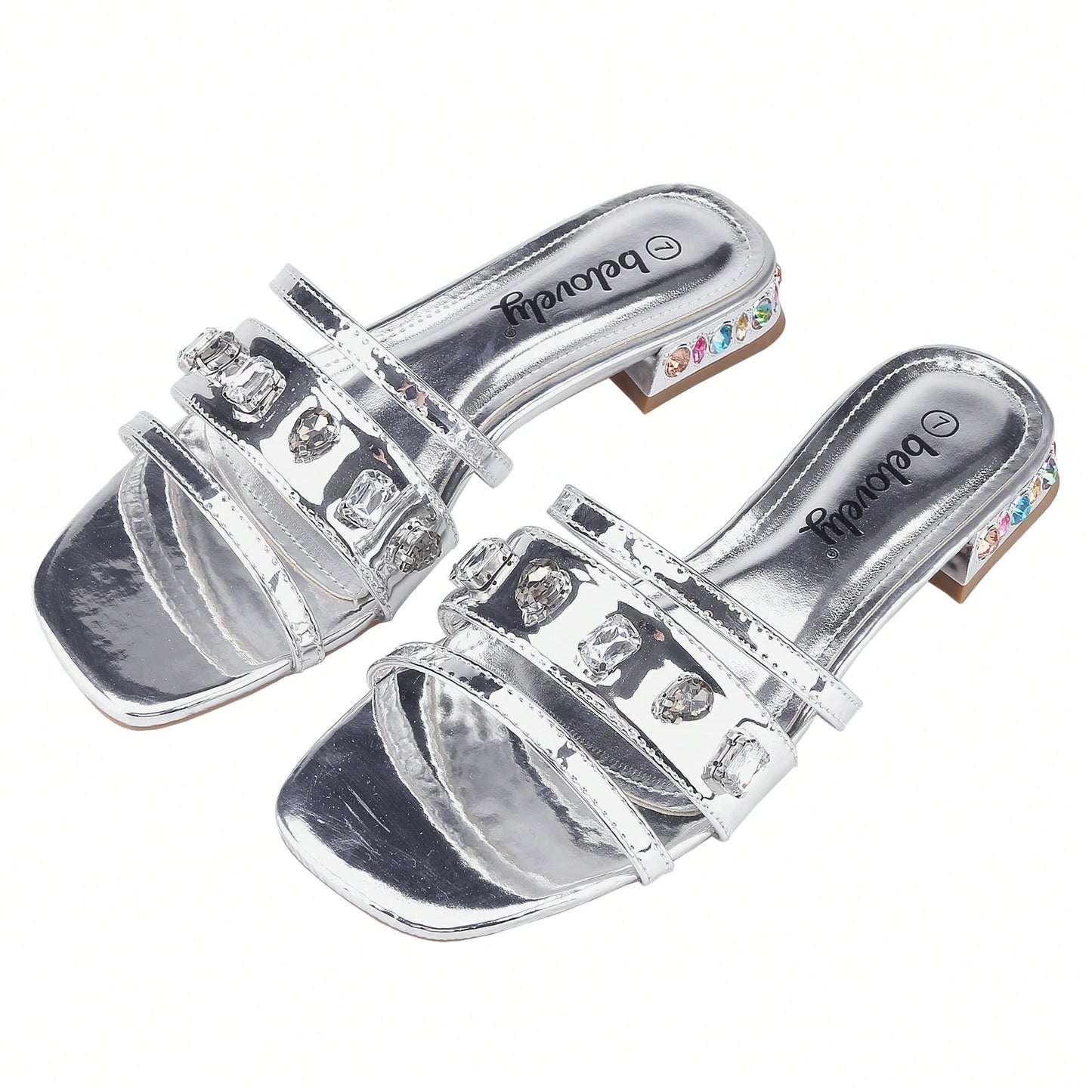Women's Solid Color Sandals Summer Leisure Slippers Single Shoes Roman Flat Shoes