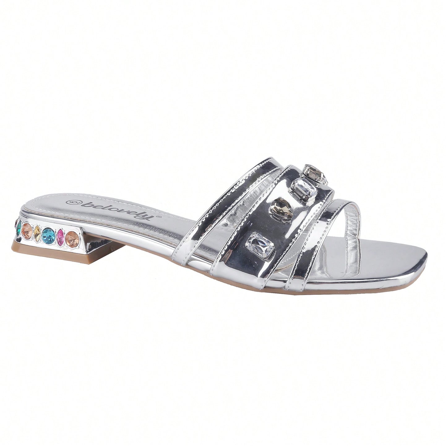 Women's Solid Color Sandals Summer Leisure Slippers Single Shoes Roman Flat Shoes